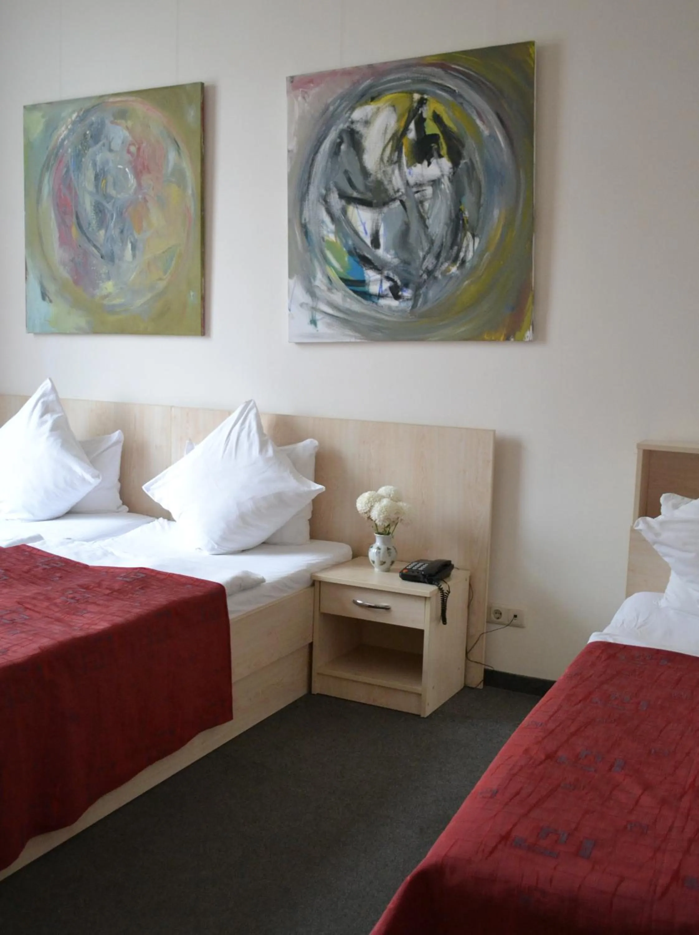 Bed in Berlin ART Hotel