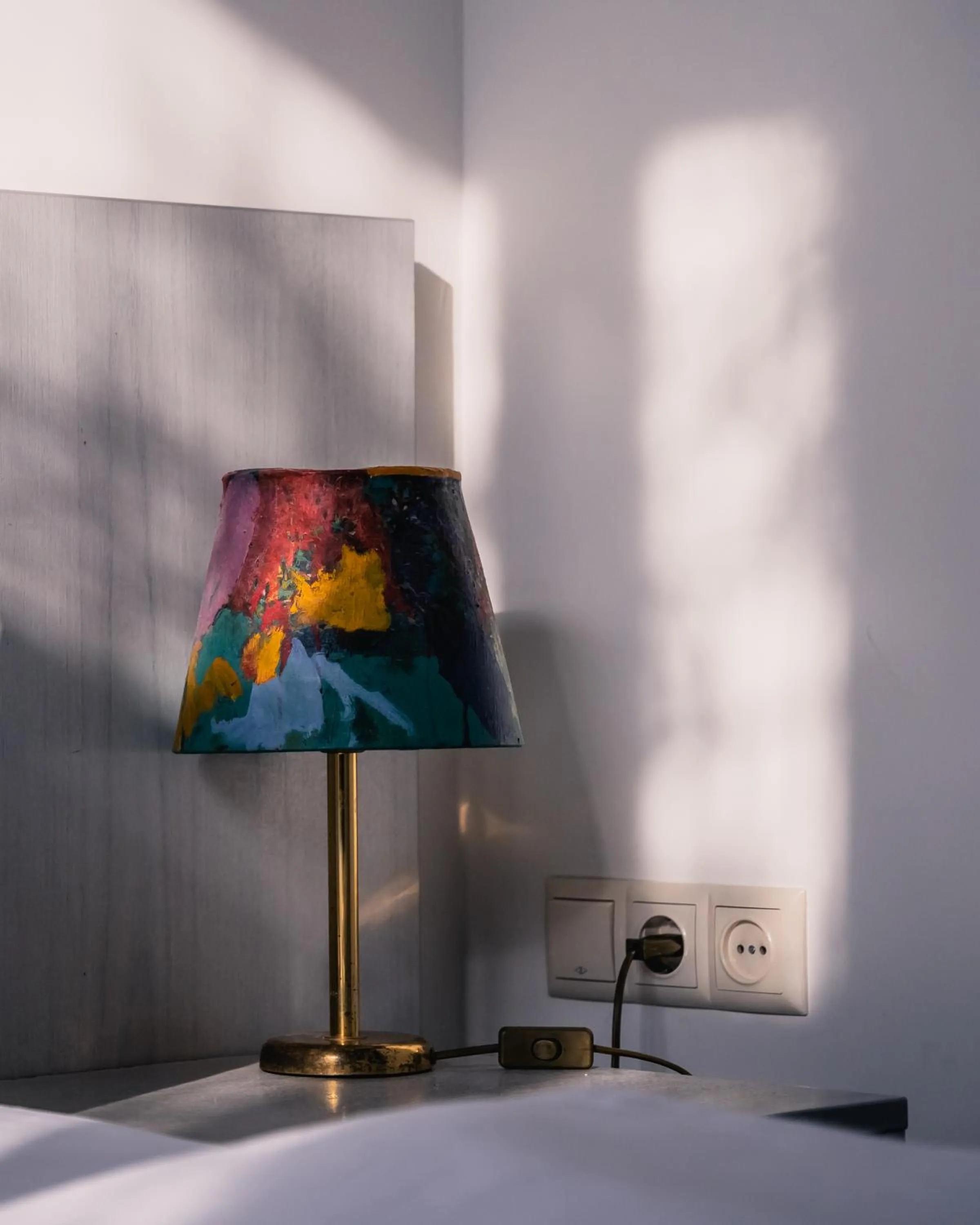 Decorative detail, Bed in Berlin ART Hotel