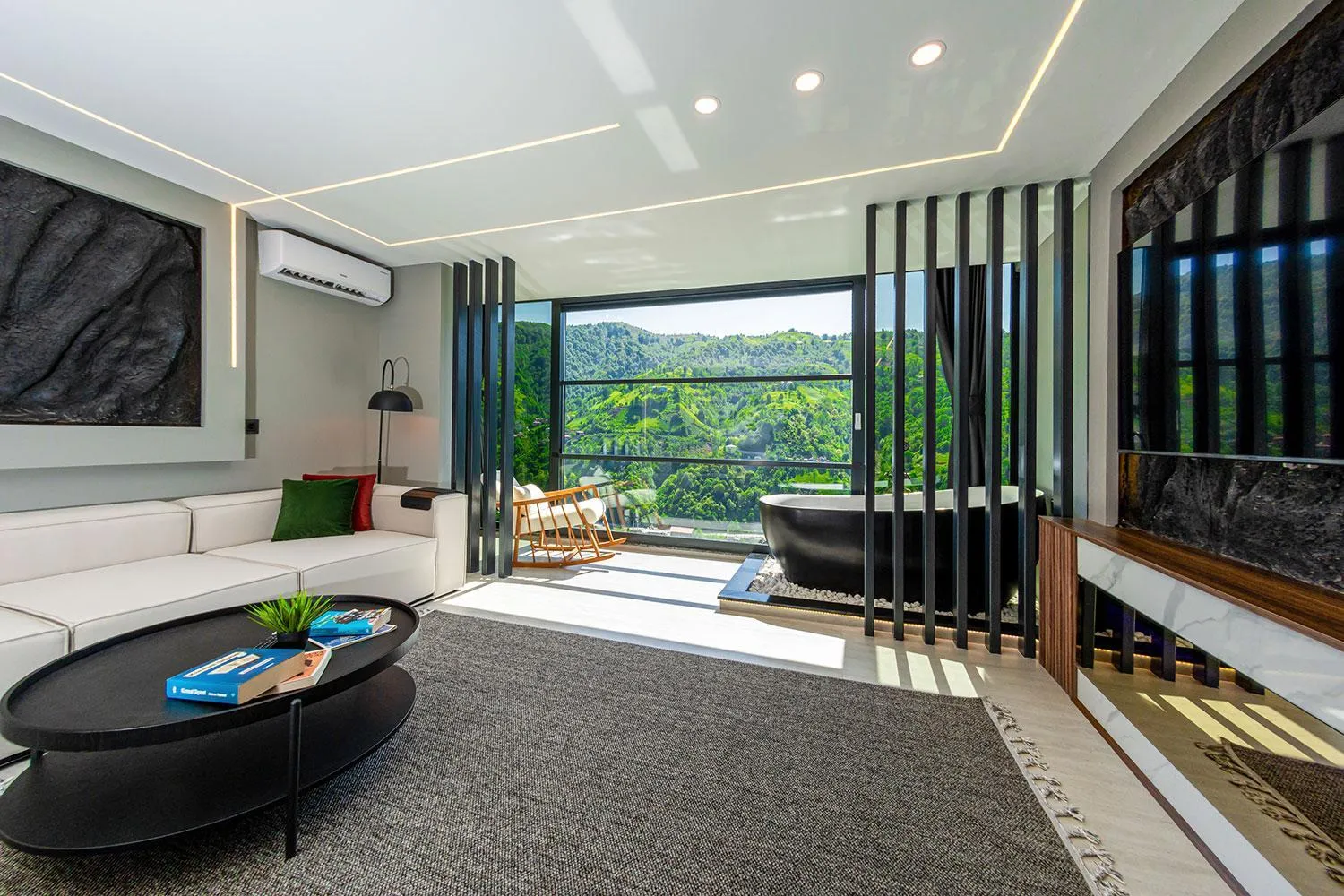 Living room in Pavri suit bungalov