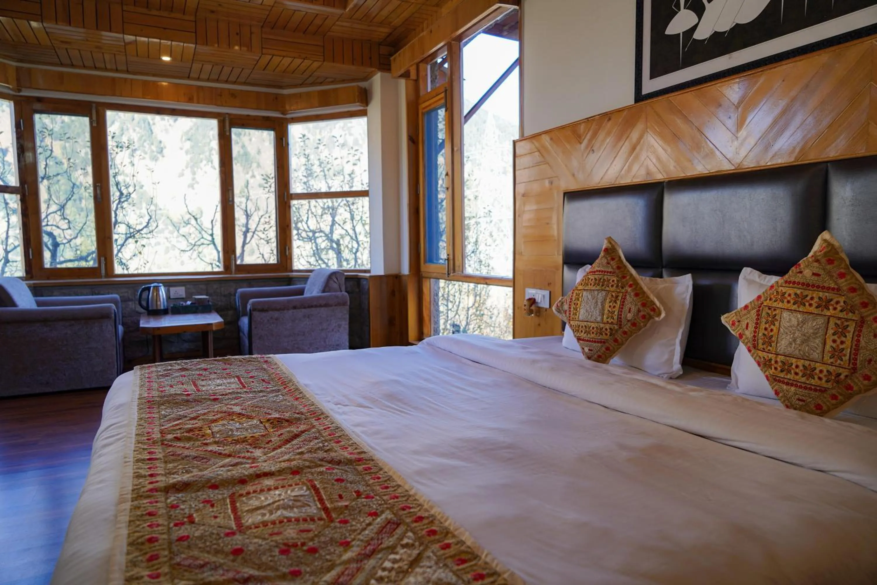 Bedroom, Bed in Amarys Boutique Stays Manali