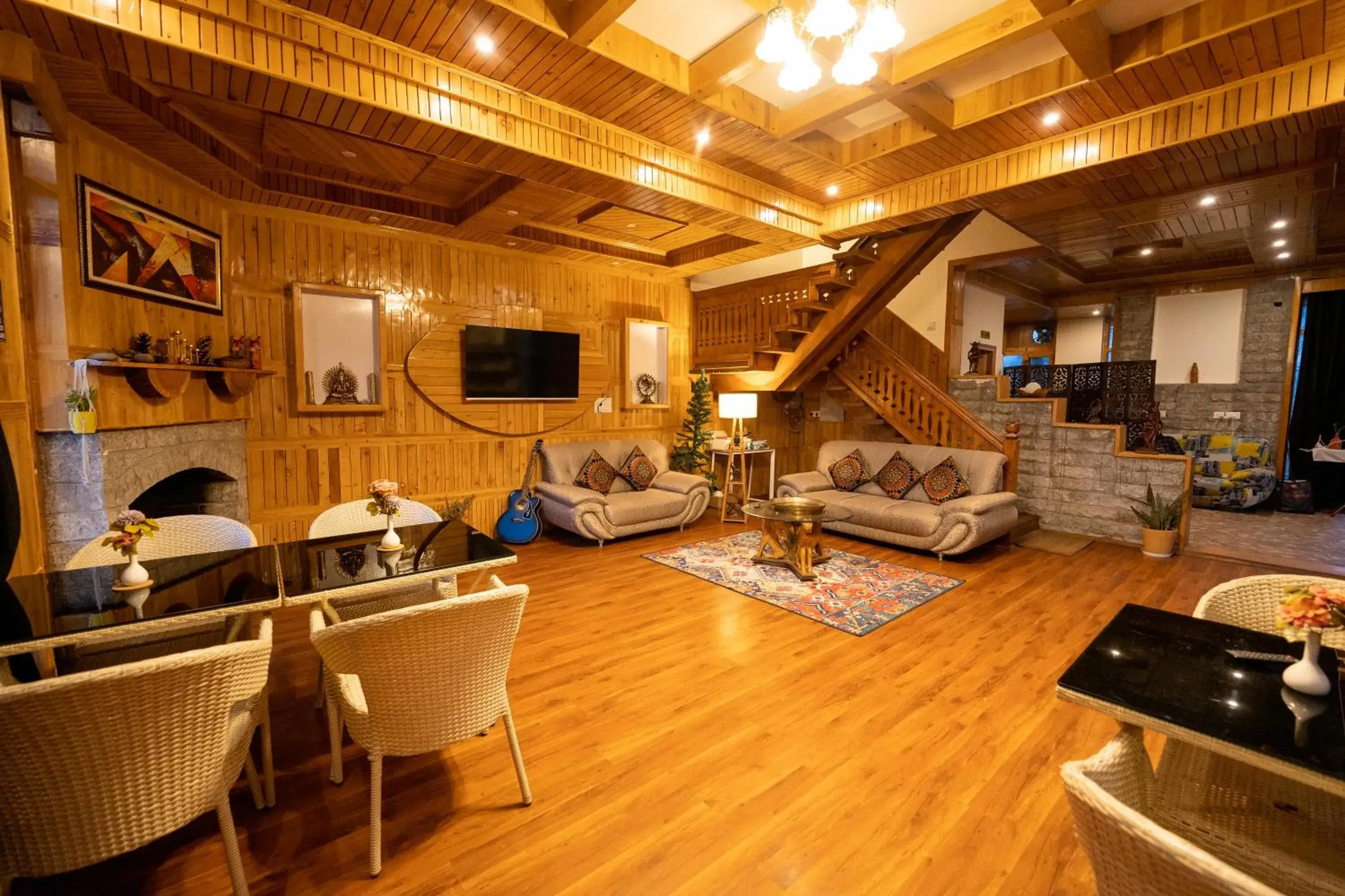 Living room in Amarys Boutique Stays Manali Living room in Amarys Boutique Stays Manali