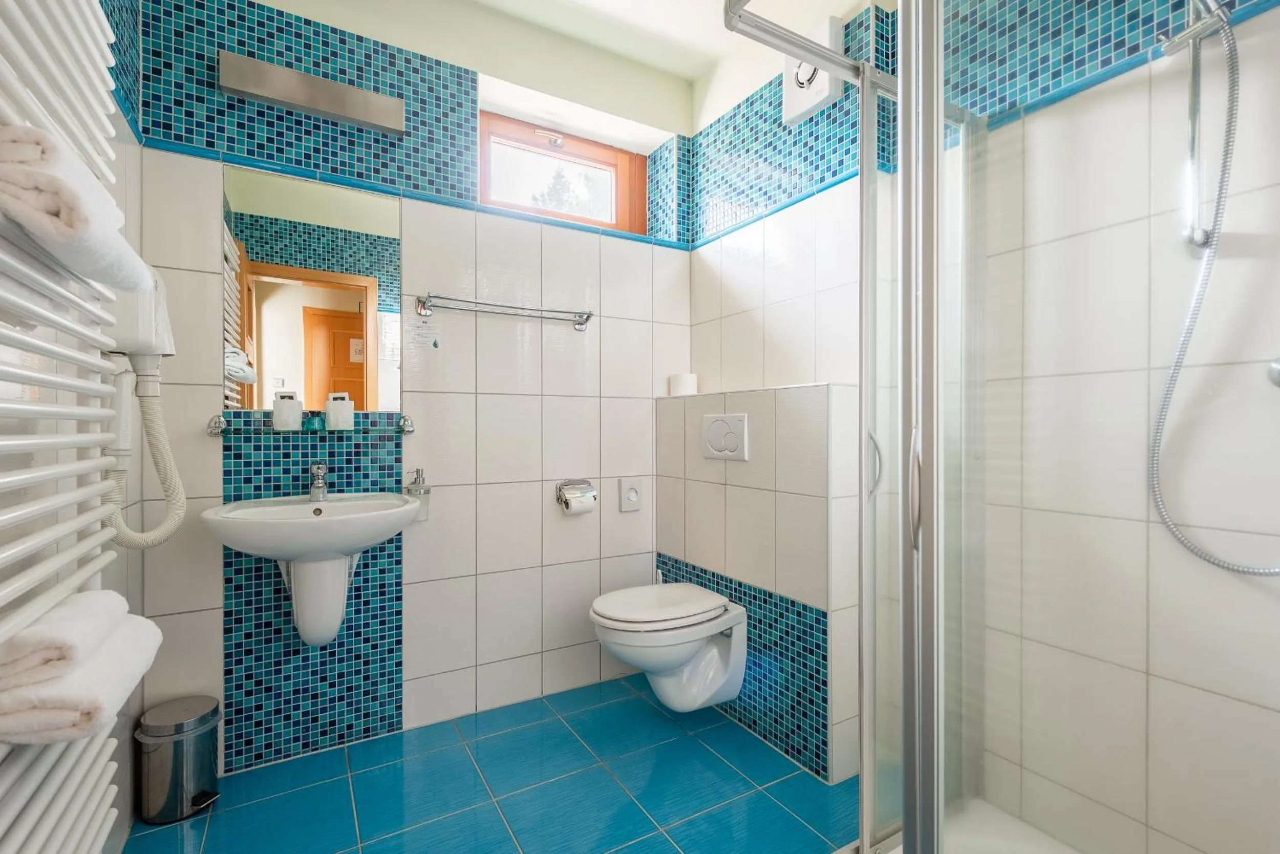 Shower in Jan Maria Hotel