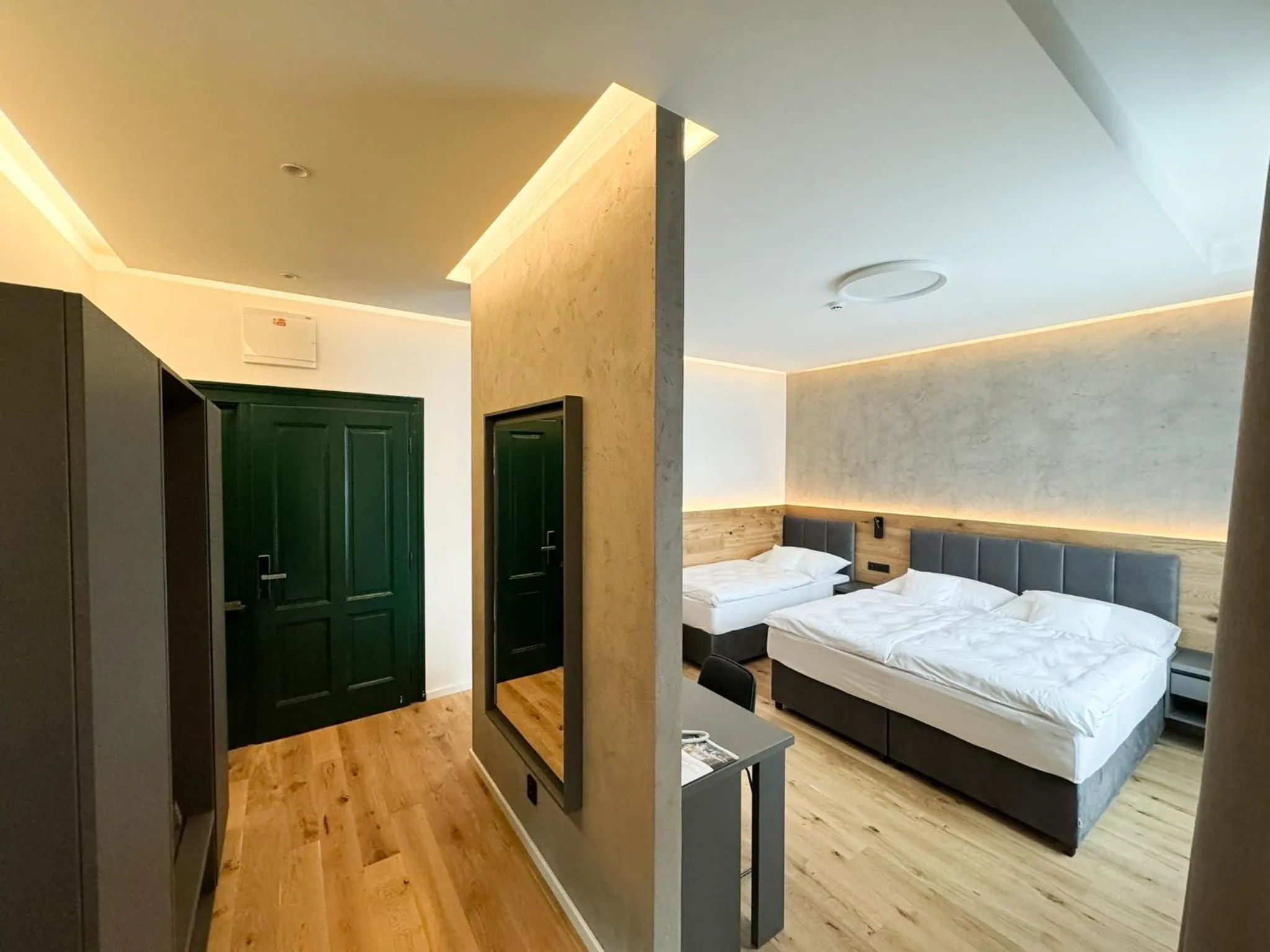 Bed in Jan Maria Hotel