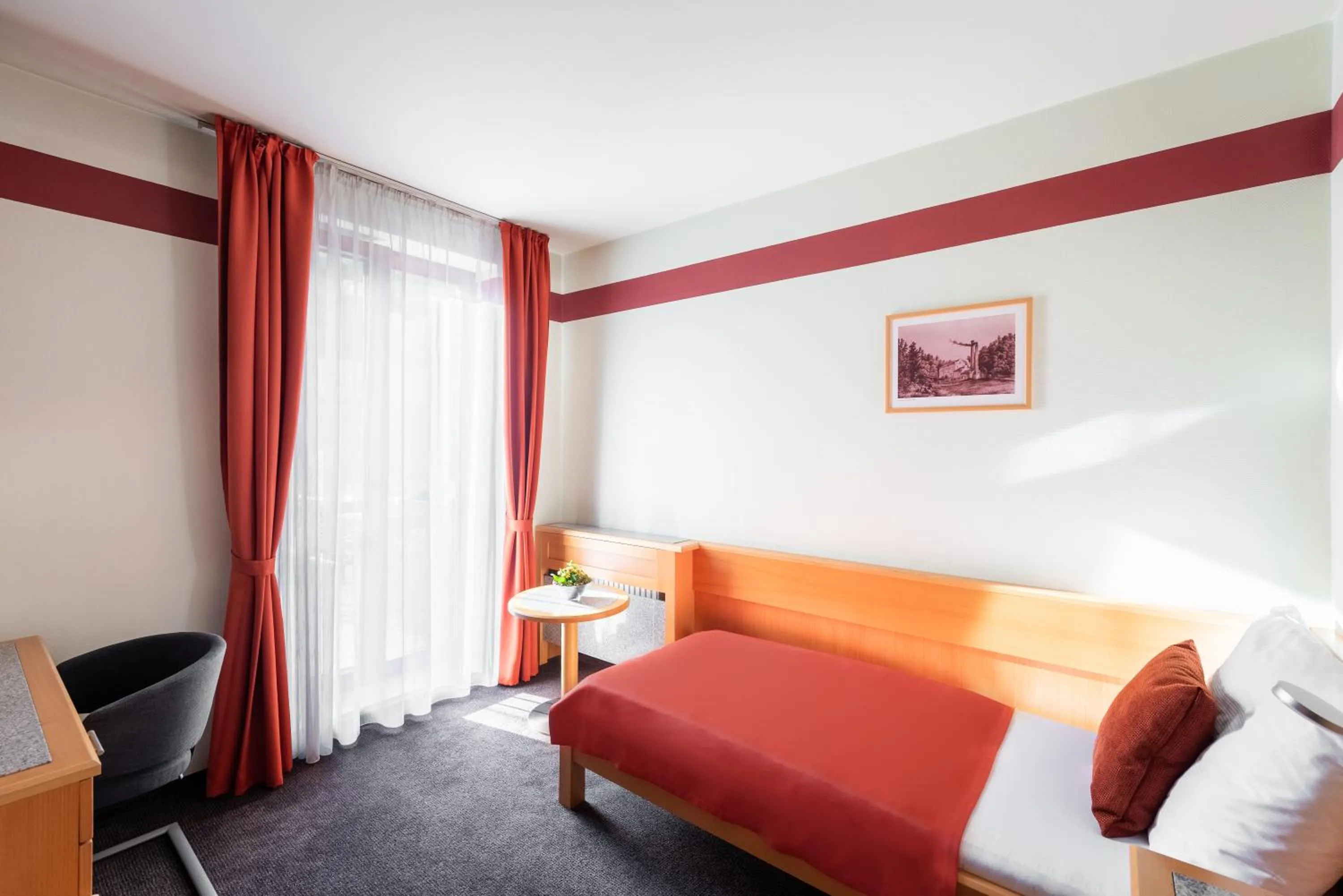 Bed in Jan Maria Hotel