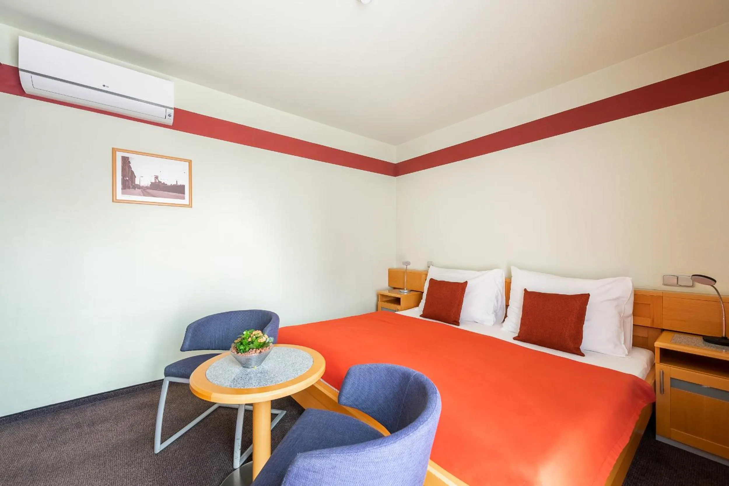 Bed in Jan Maria Hotel