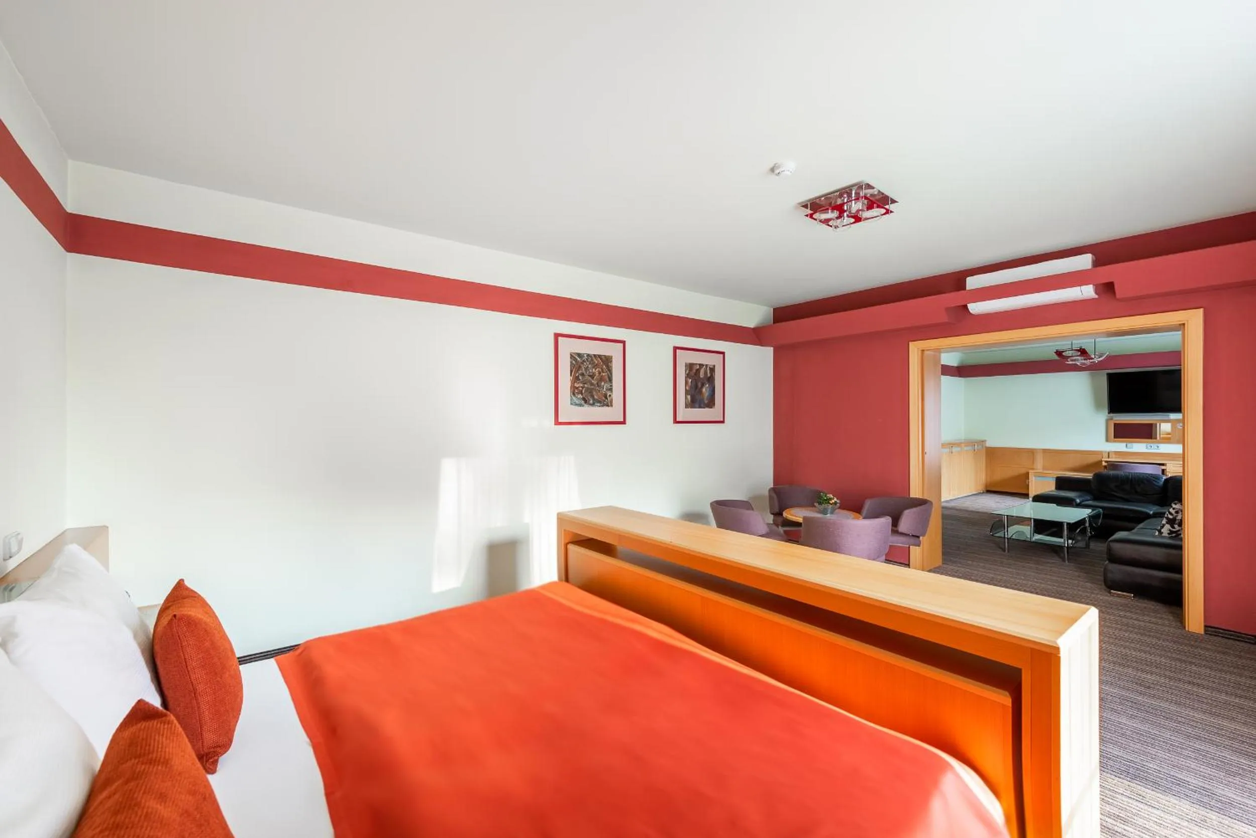 Bed in Jan Maria Hotel