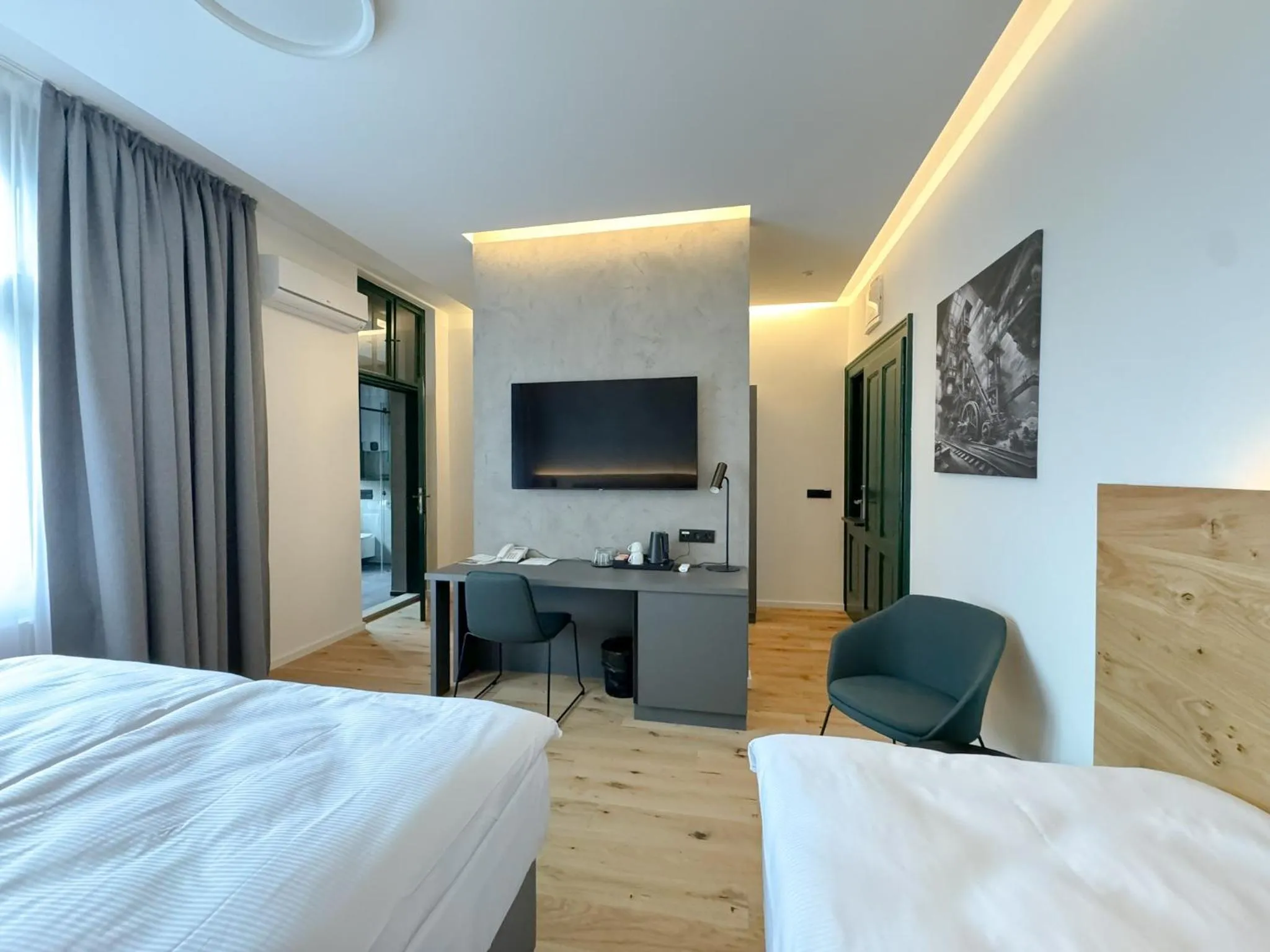 Bed in Jan Maria Hotel