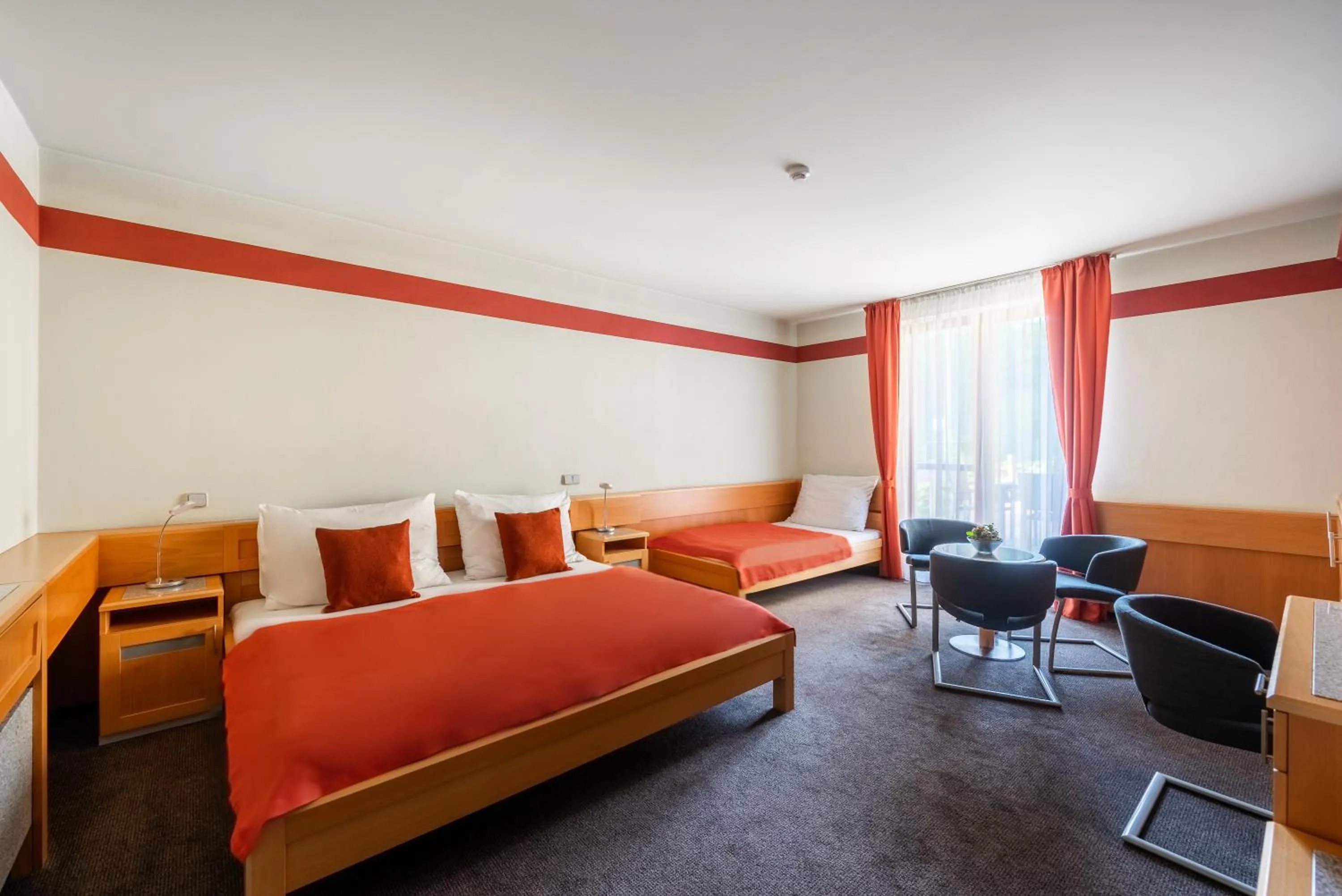 Bed in Jan Maria Hotel