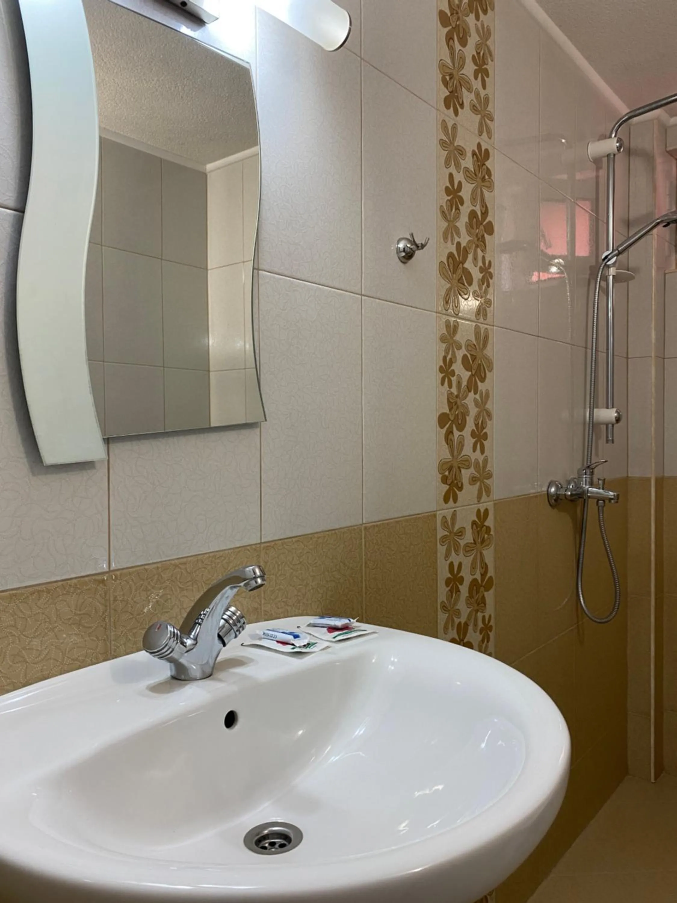 Bathroom in Family Hotel Flora