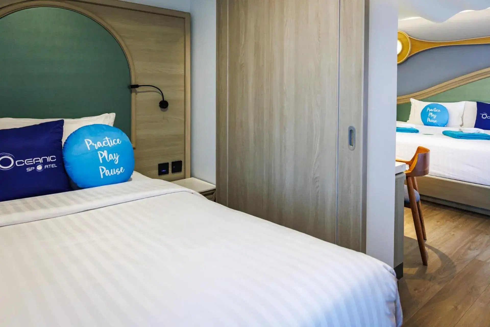 Bed in The Oceanic Sportel Phuket - SHA Extra Plus Bed in The Oceanic Sportel Phuket - SHA Extra Plus