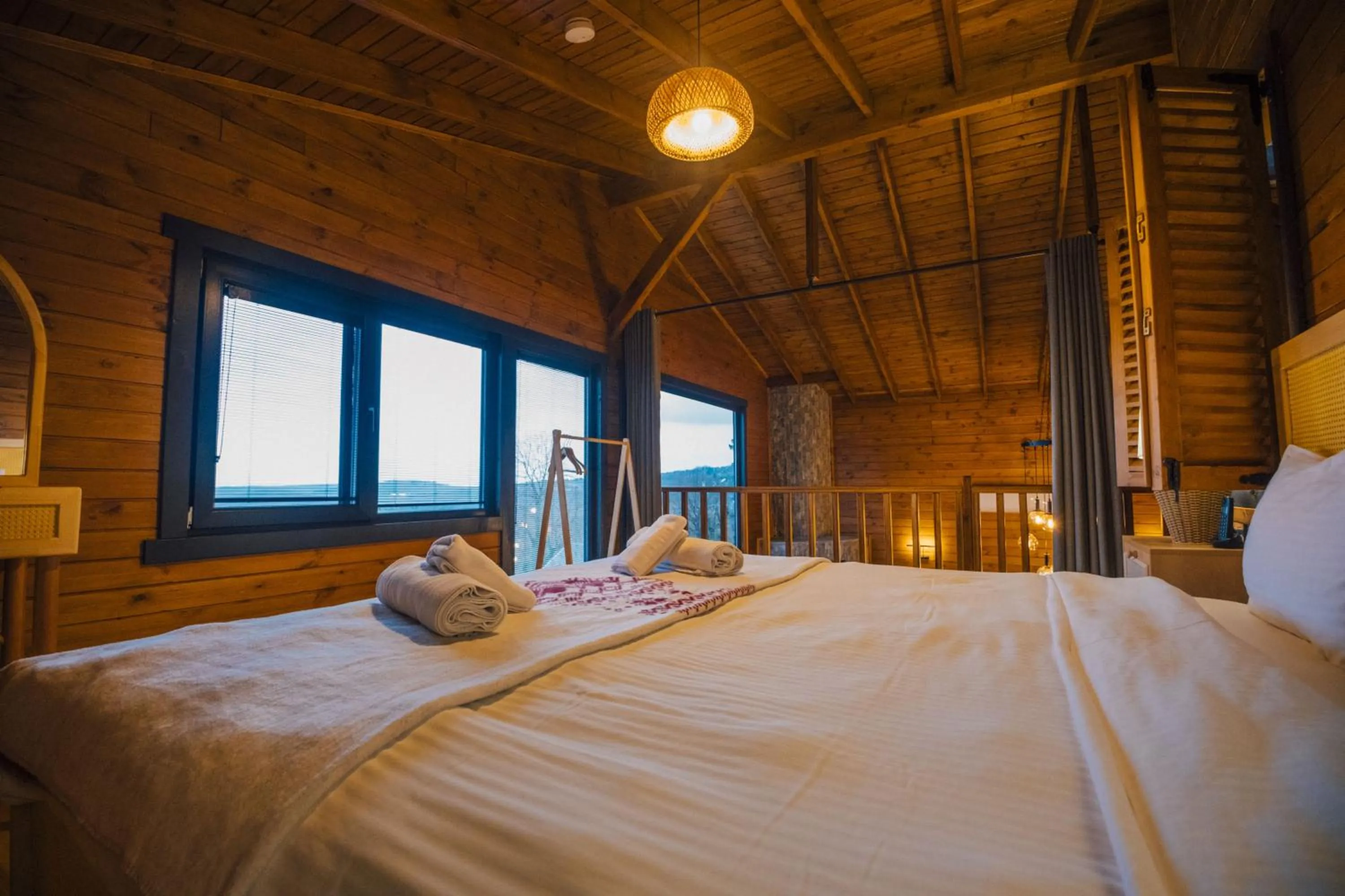 Bed in Woodlodge Country Sapanca