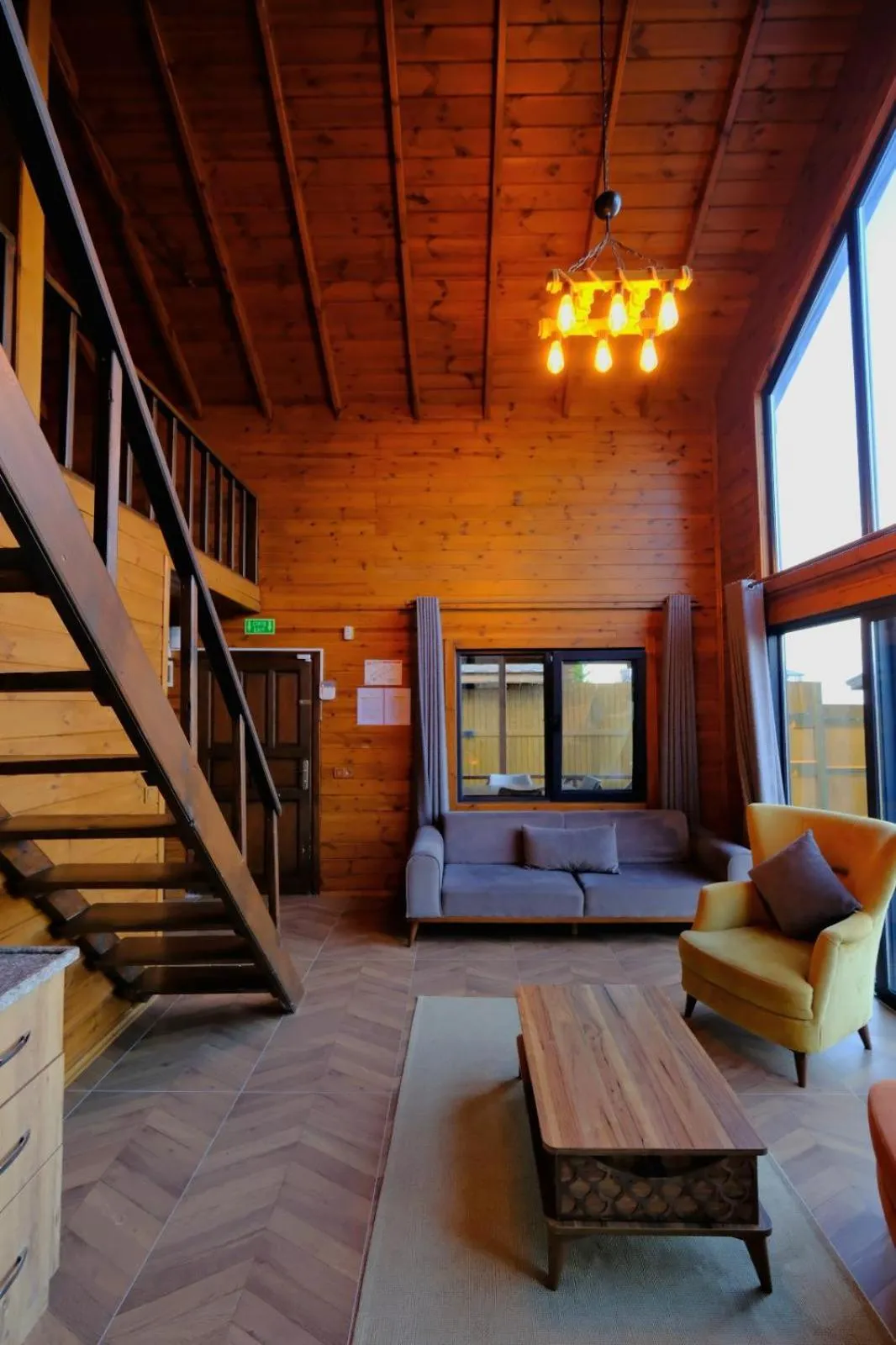 Living room in Woodlodge Country Sapanca