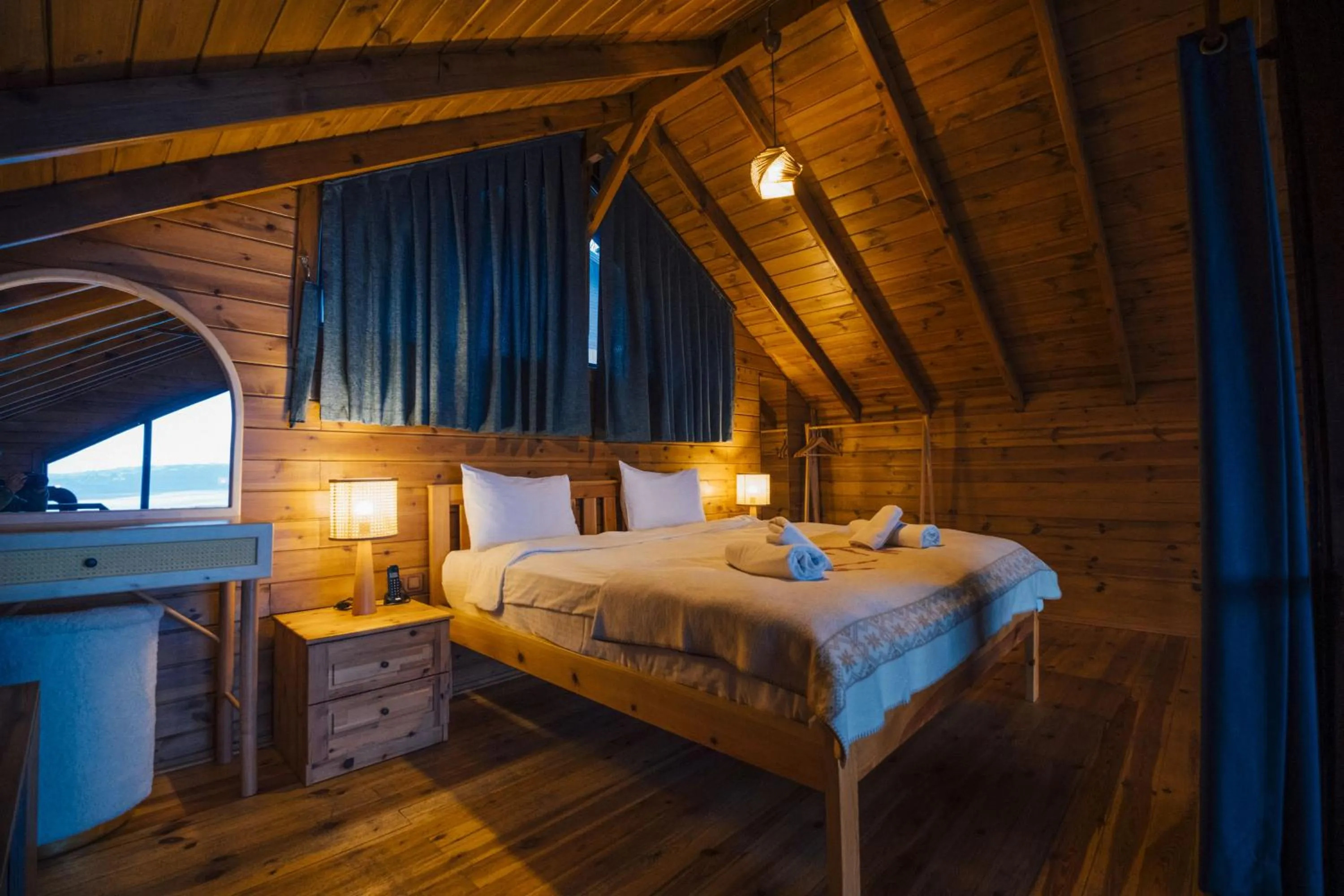 Bed in Woodlodge Country Sapanca