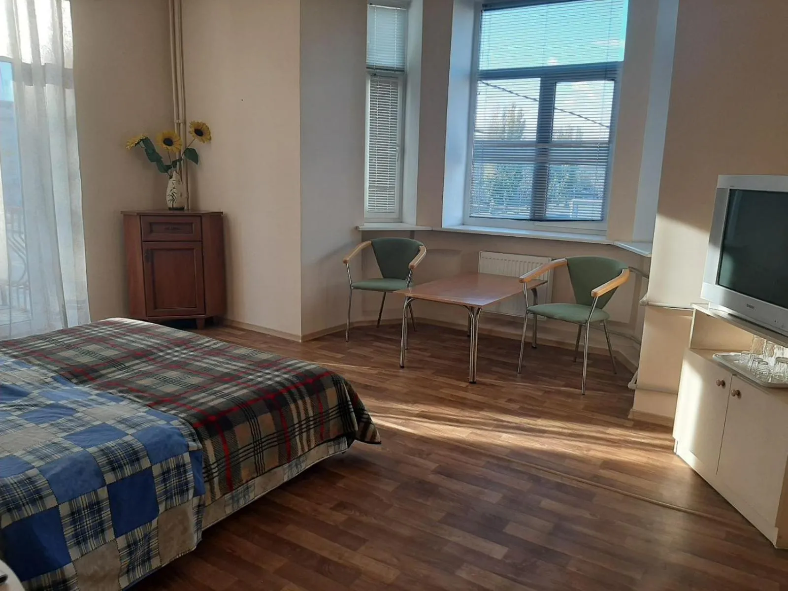 Bed in Apart-Hotel Parasolka