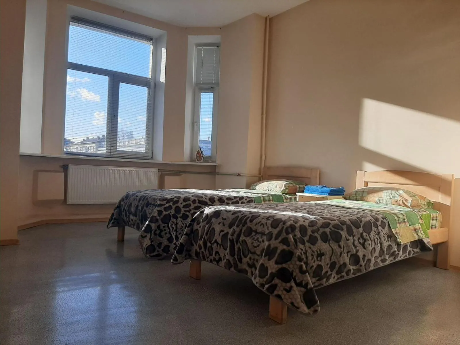 Bed in Apart-Hotel Parasolka
