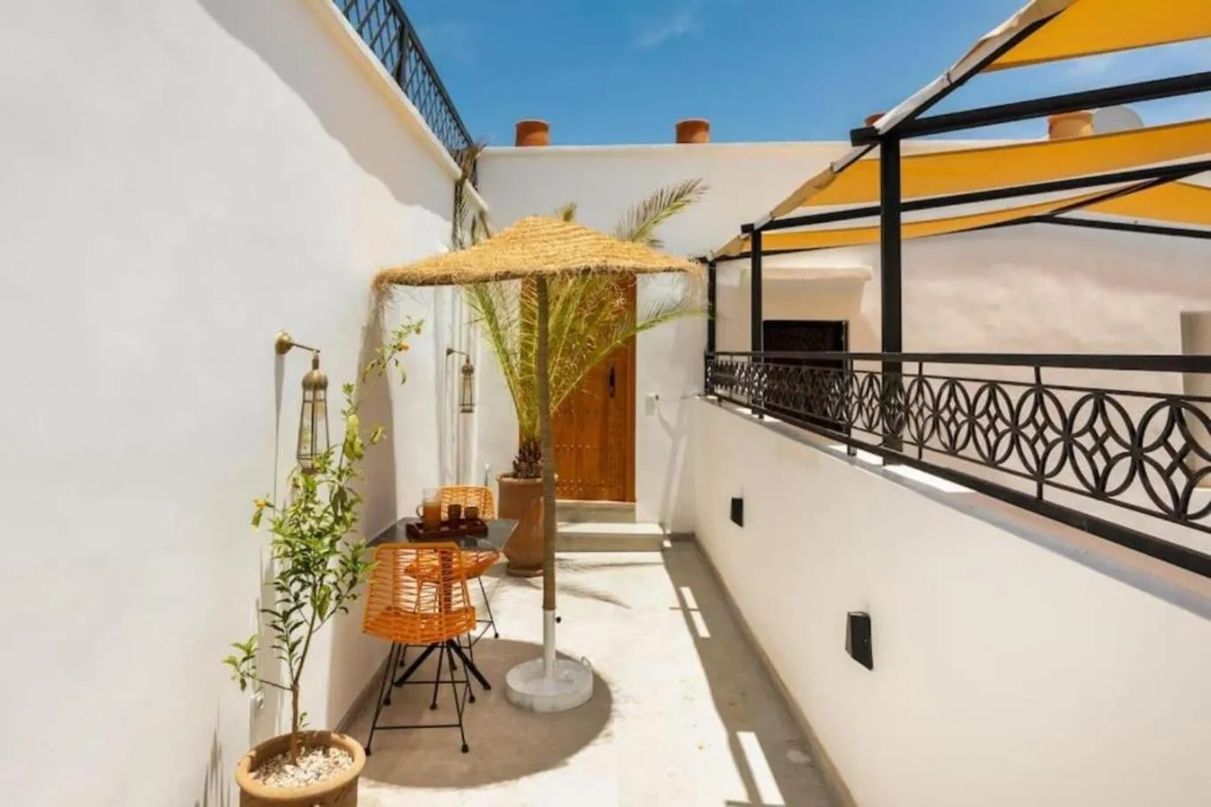 Balcony/Terrace in Riad Olika