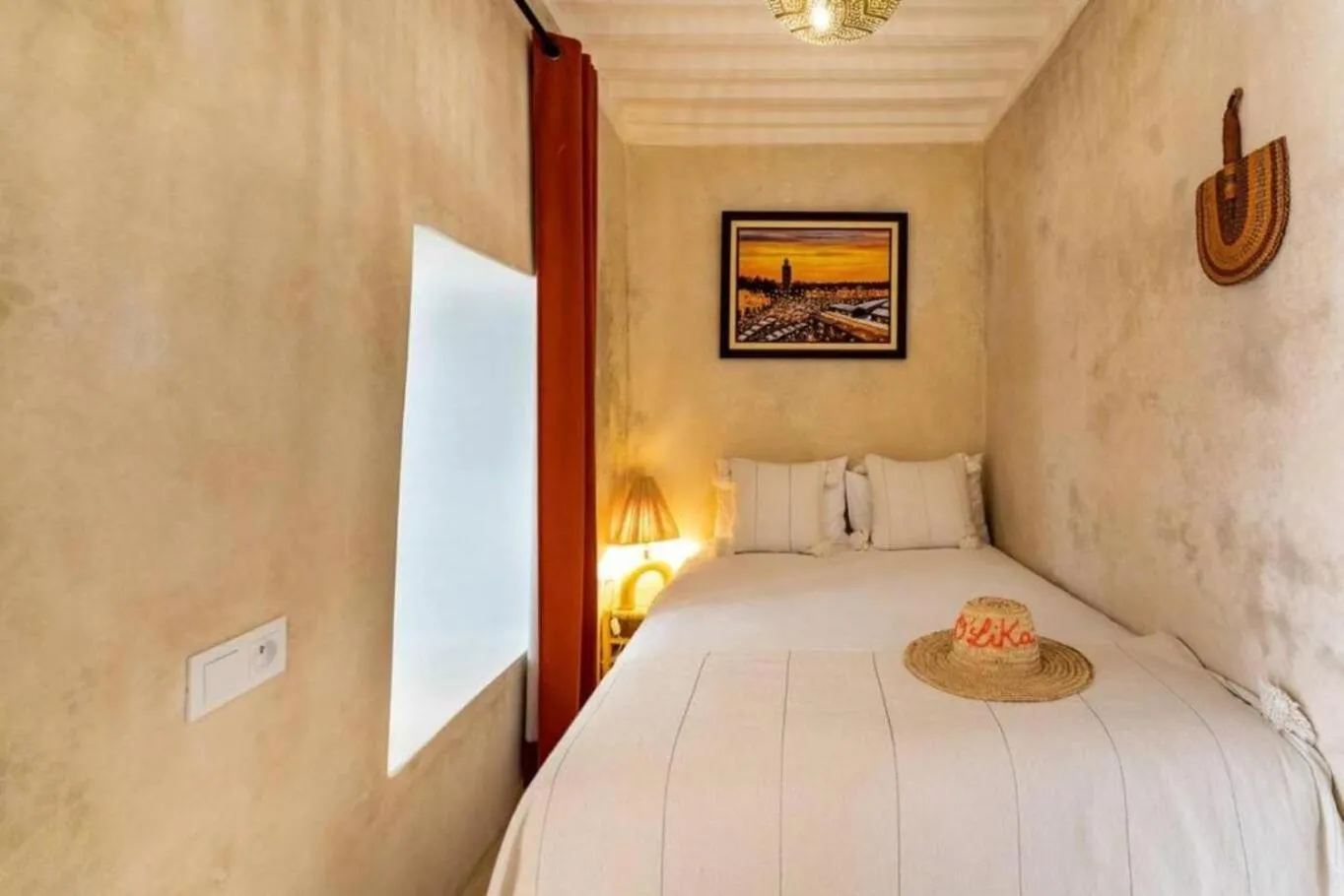 Bed in Riad Olika
