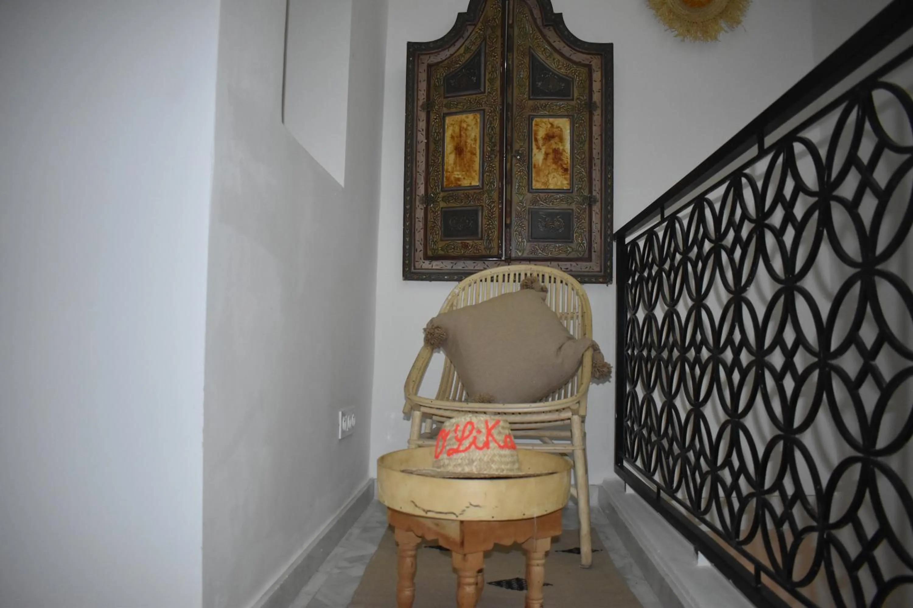 Seating area in Riad Olika