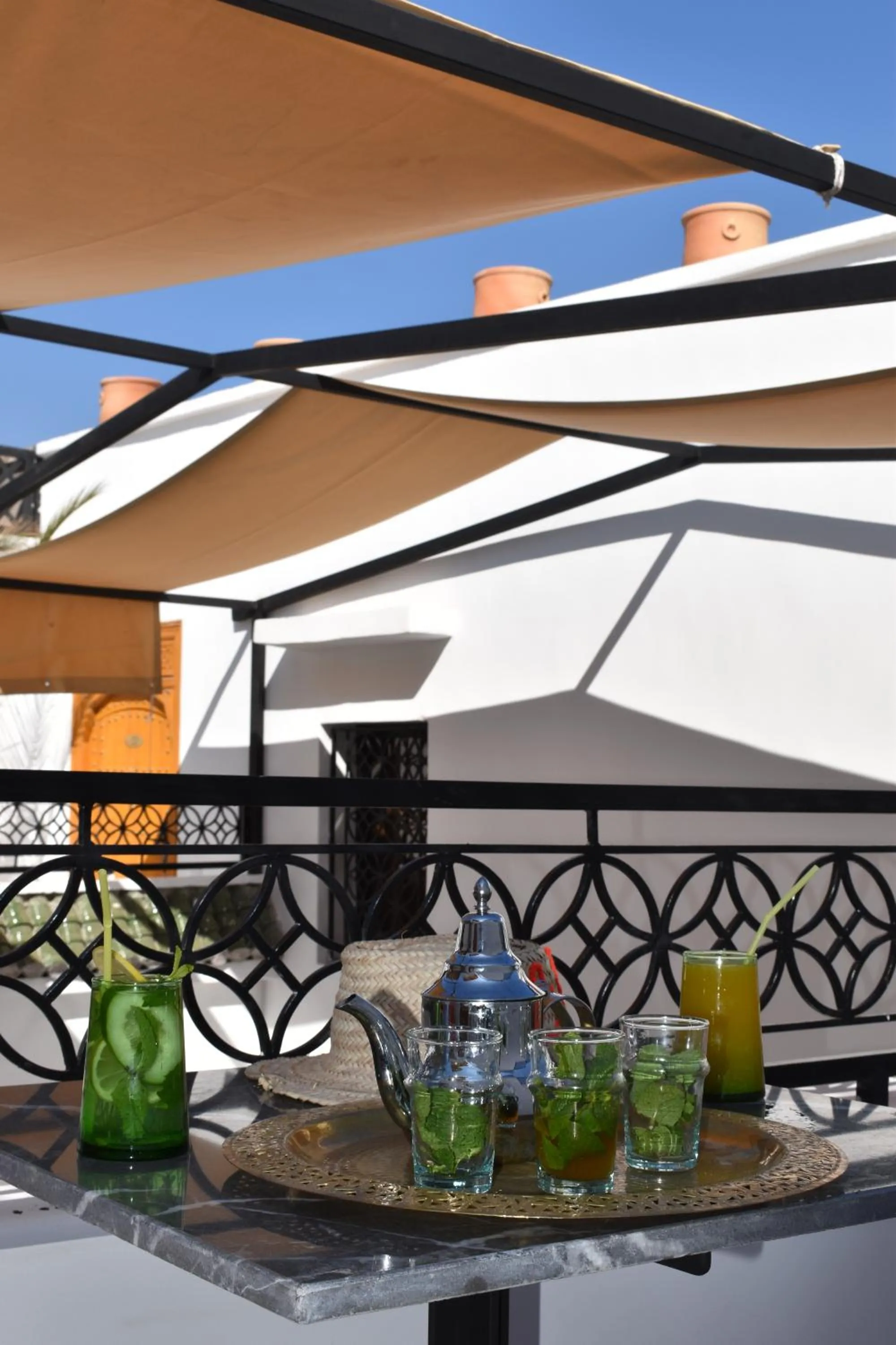 Balcony/Terrace in Riad Olika