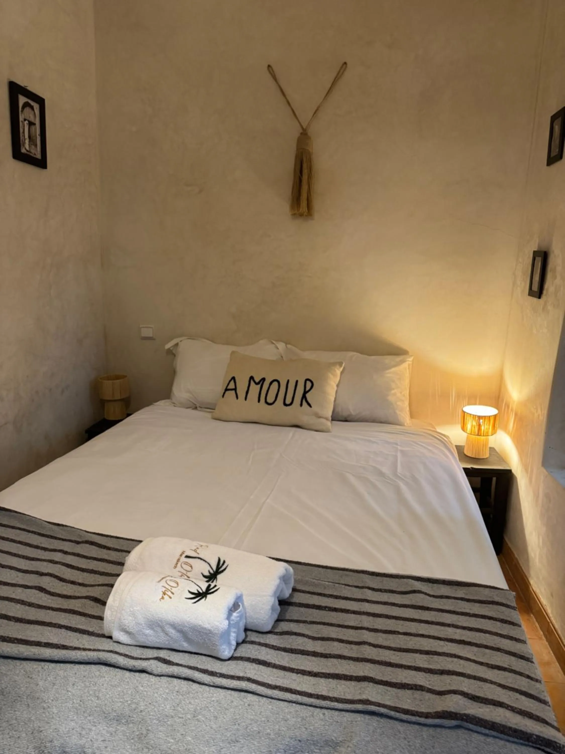 Bed in Riad Olika