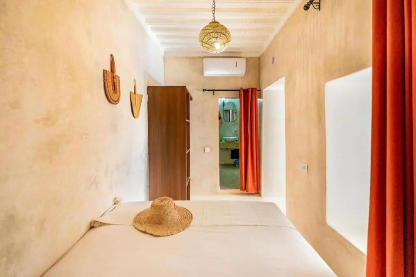 Bedroom, Bed in Riad Olika