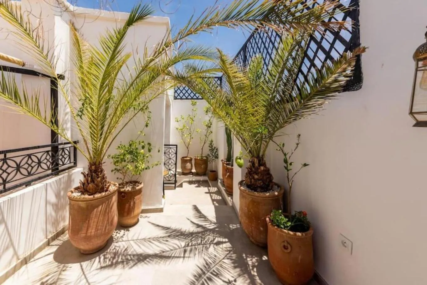 Patio in Riad Olika