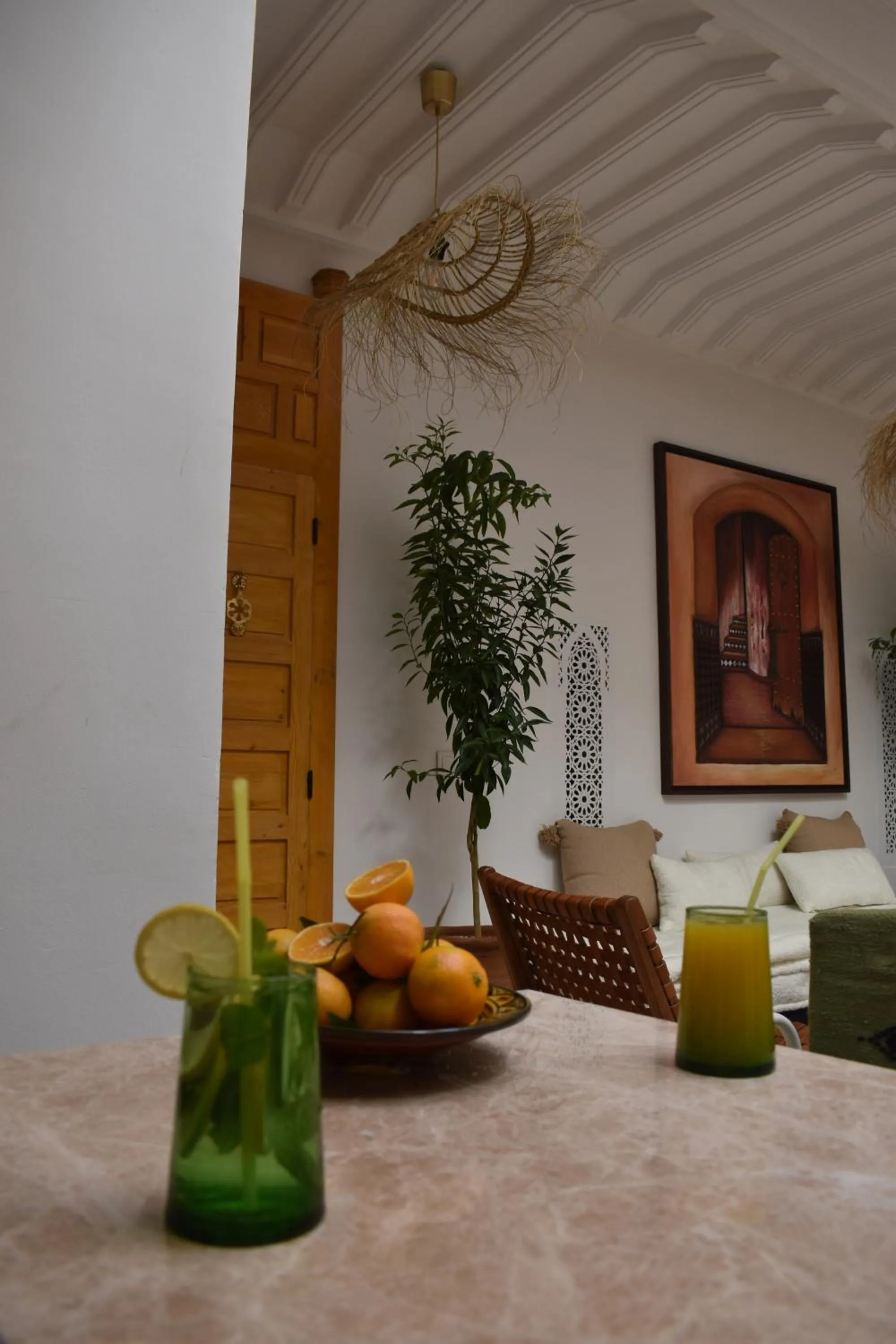 Food and drinks in Riad Olika