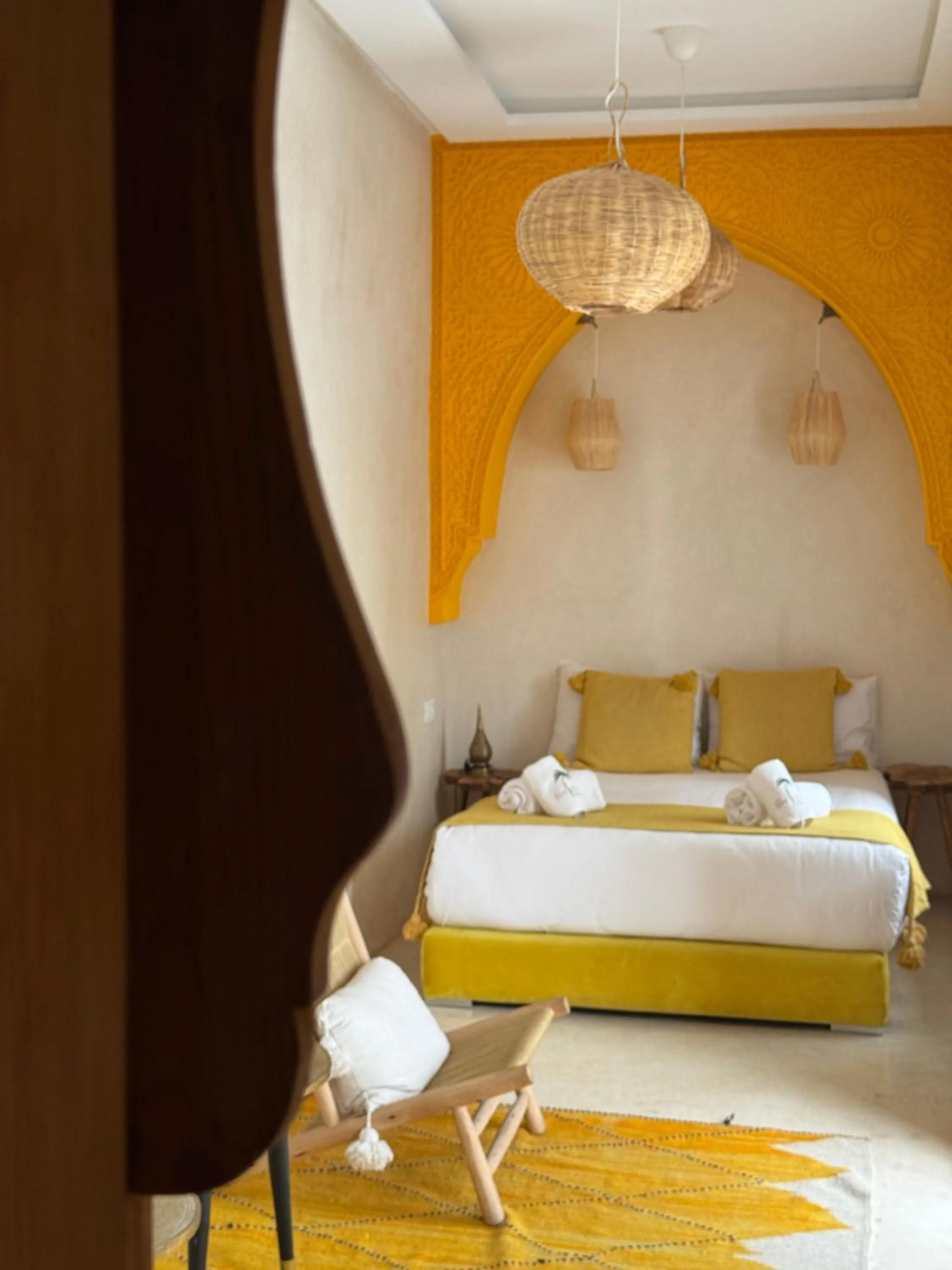 Bed in Riad Olika