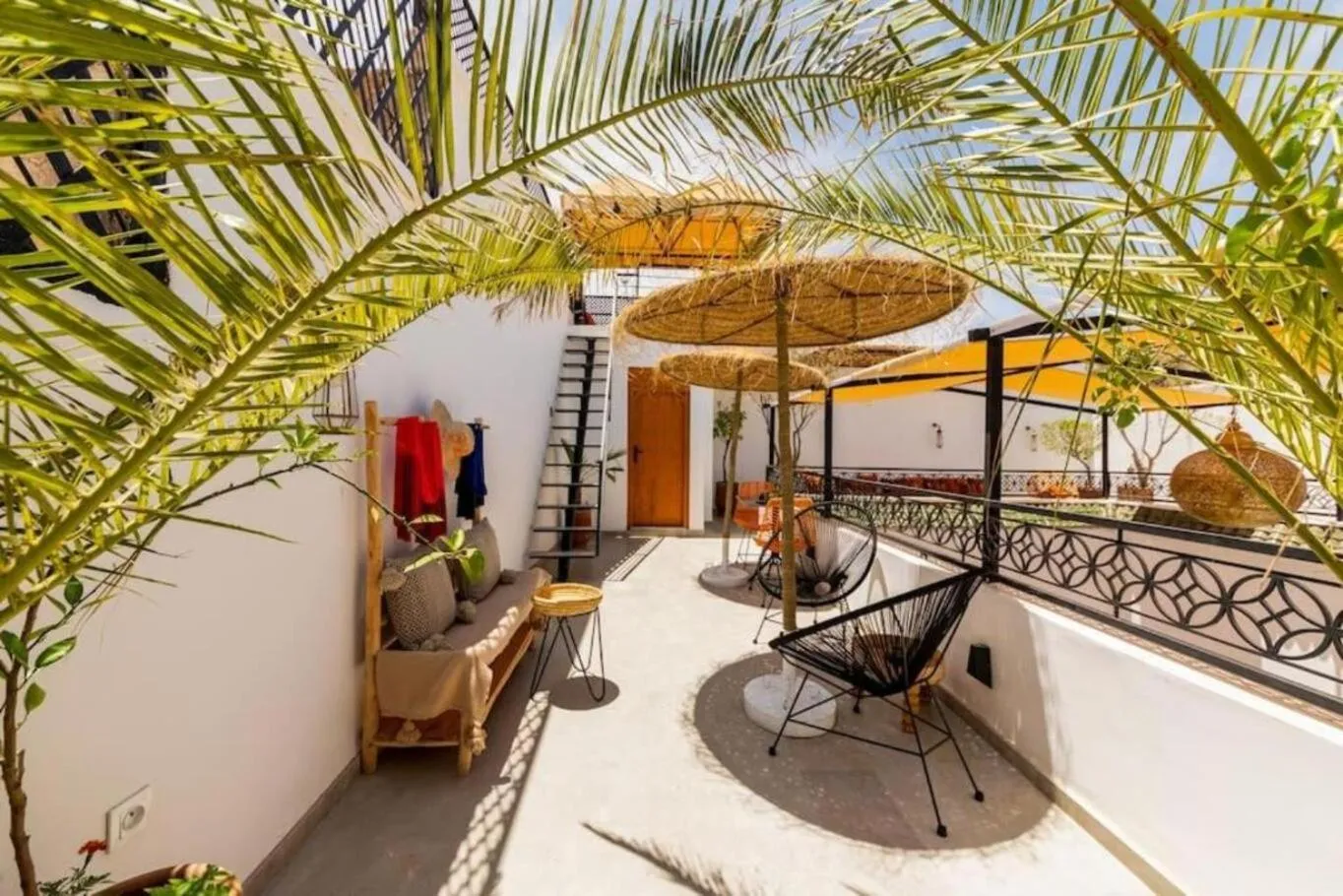 Patio in Riad Olika