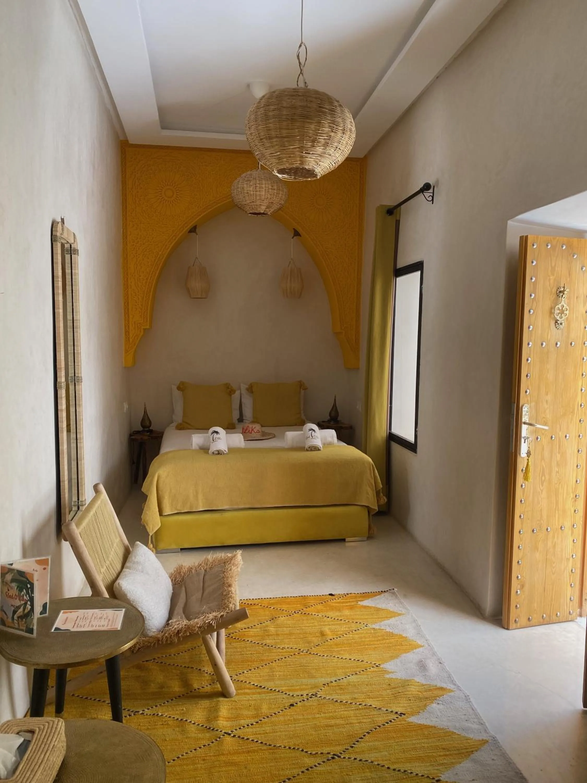 Bedroom, Bed in Riad Olika