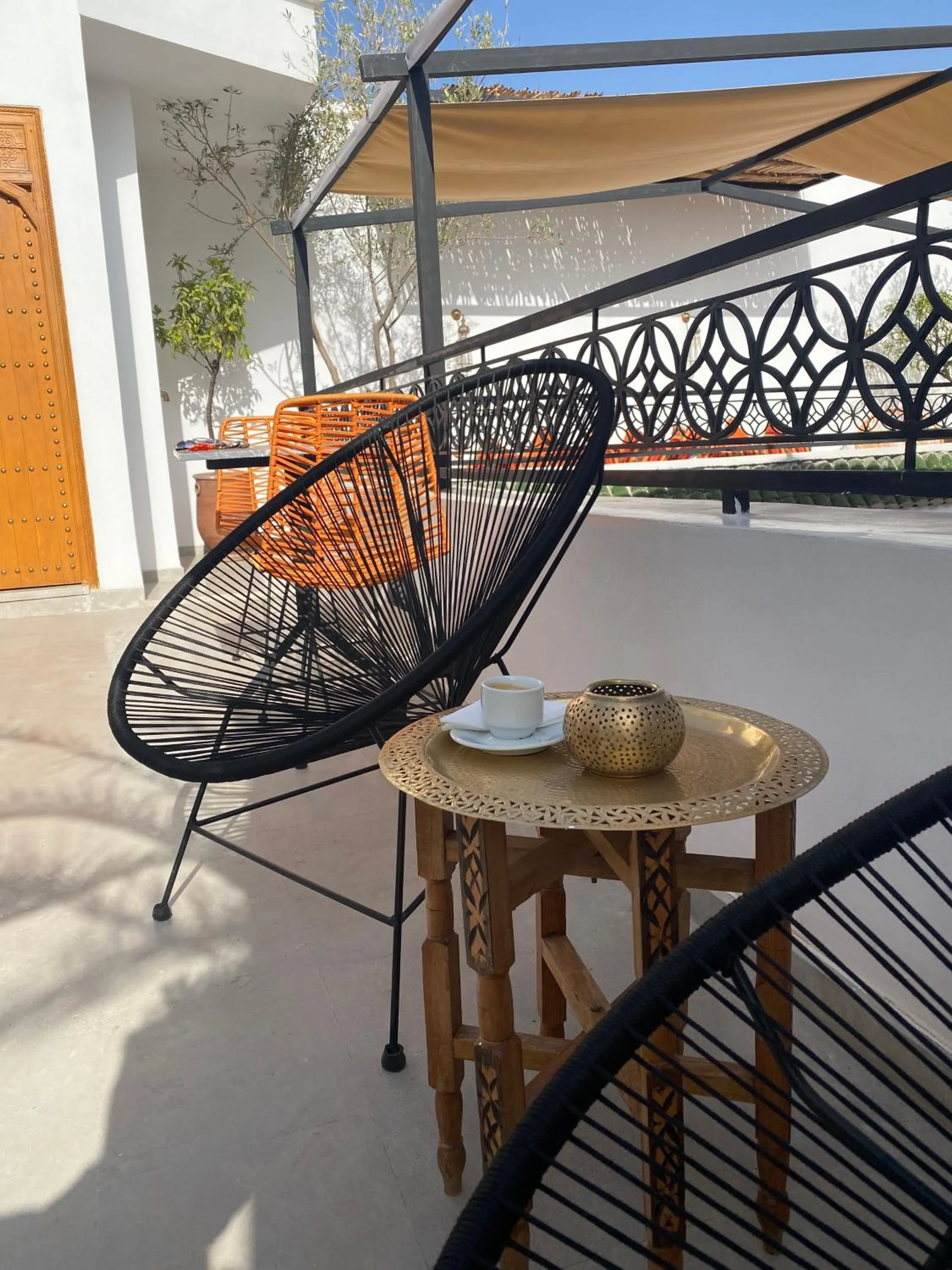 Balcony/Terrace in Riad Olika
