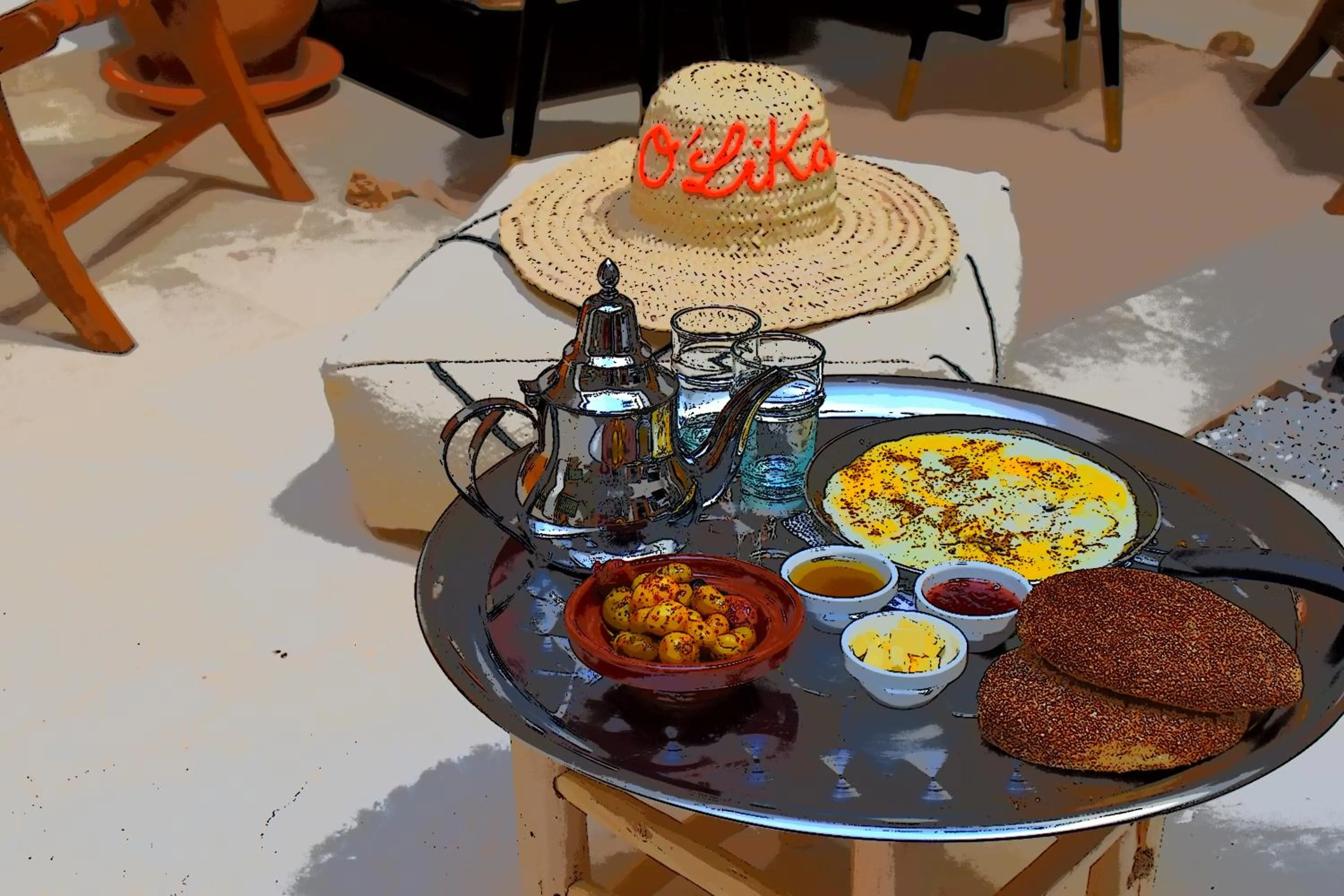 Food in Riad Olika