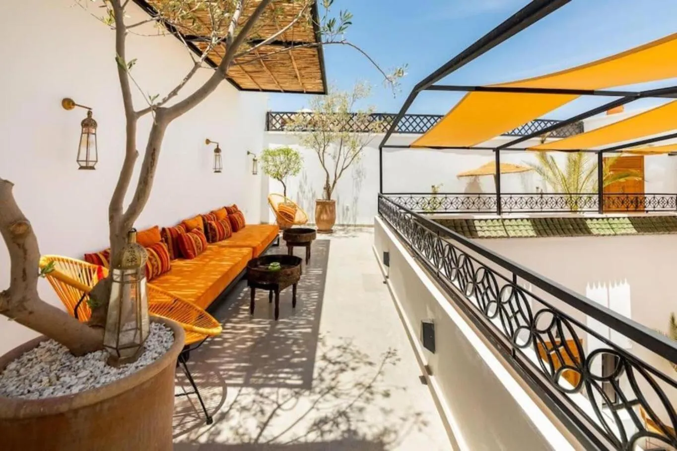 Patio in Riad Olika