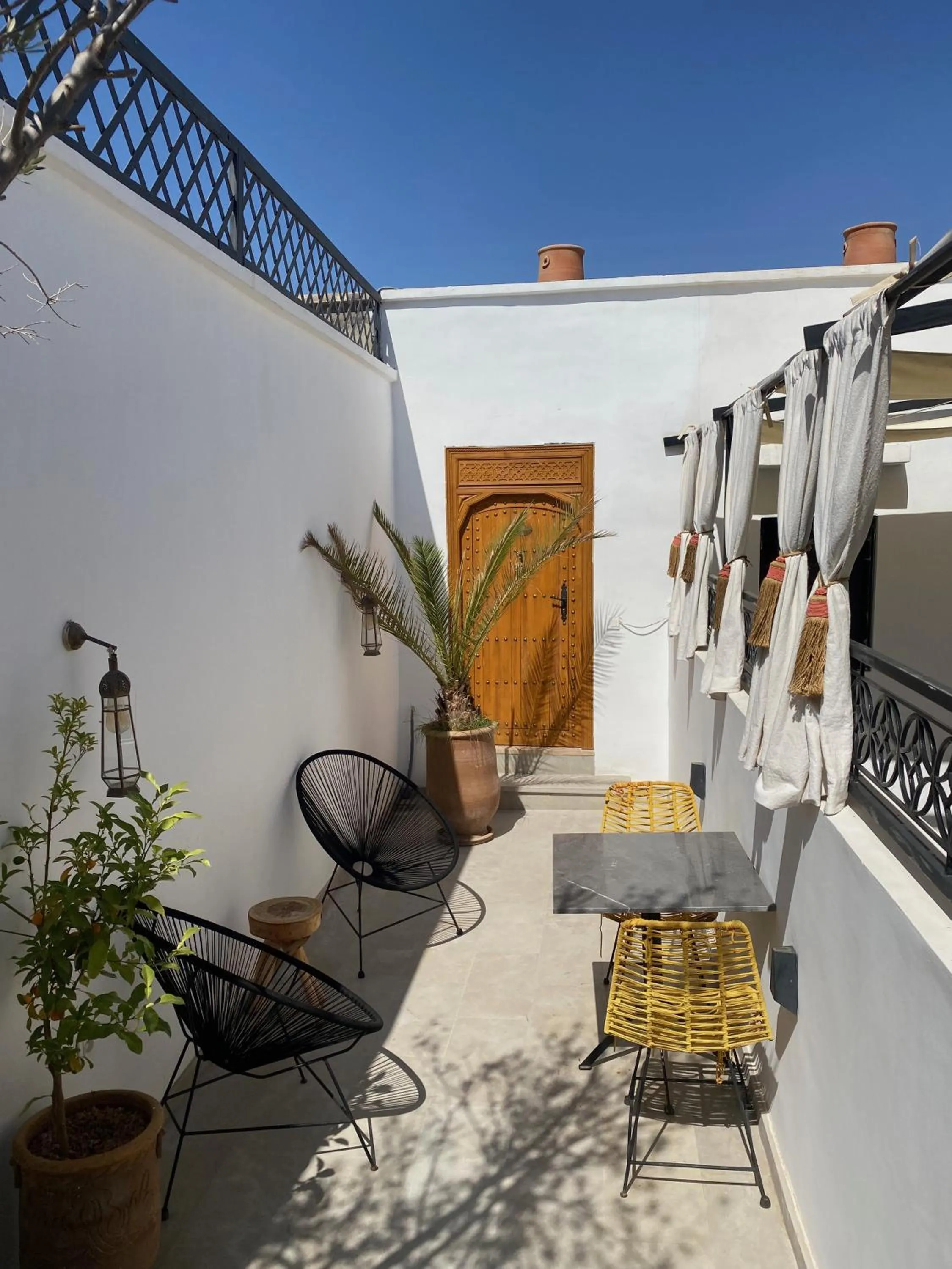 Balcony/Terrace in Riad Olika