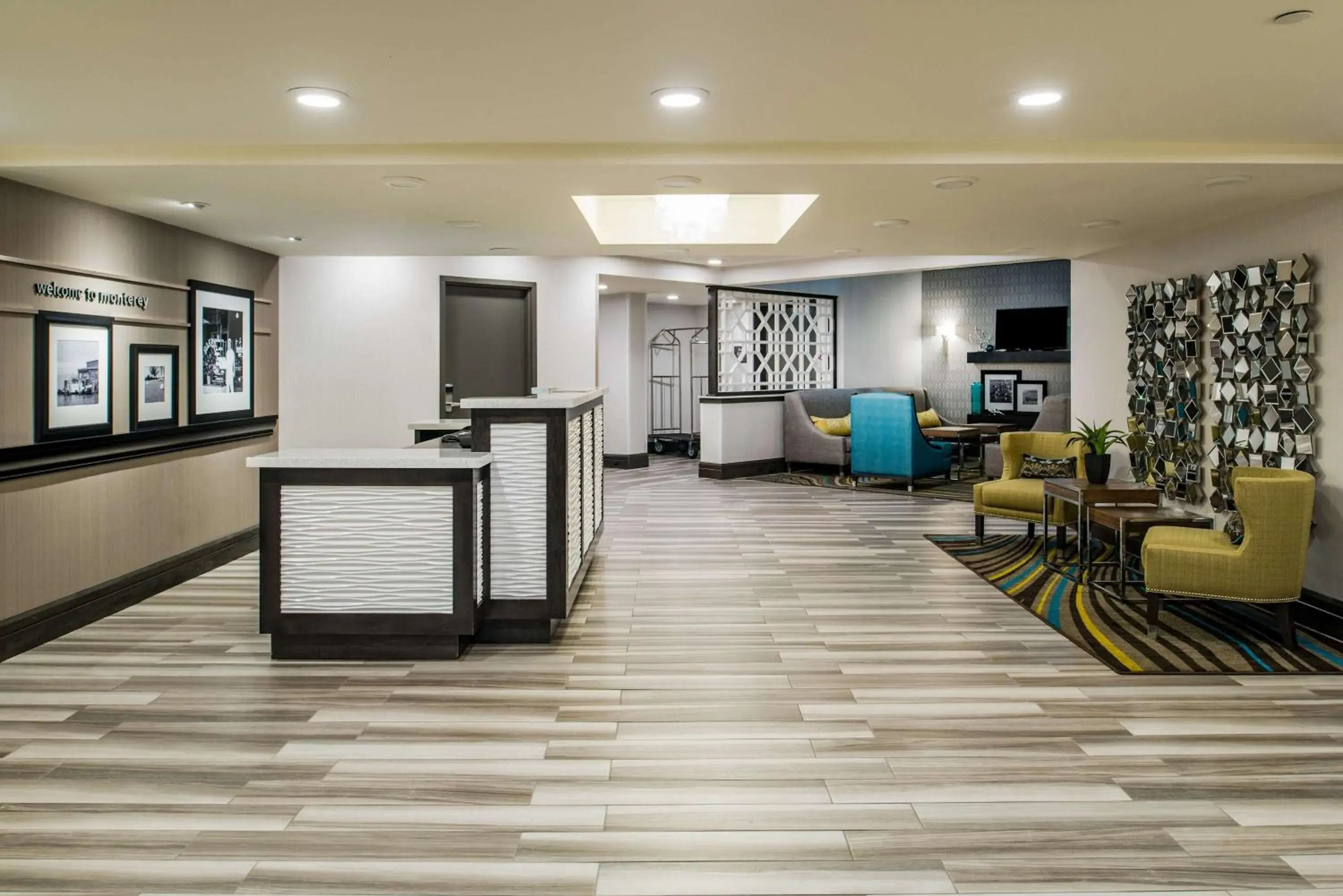 Lobby or reception in Hampton Inn Monterey Lobby or reception in Hampton Inn Monterey