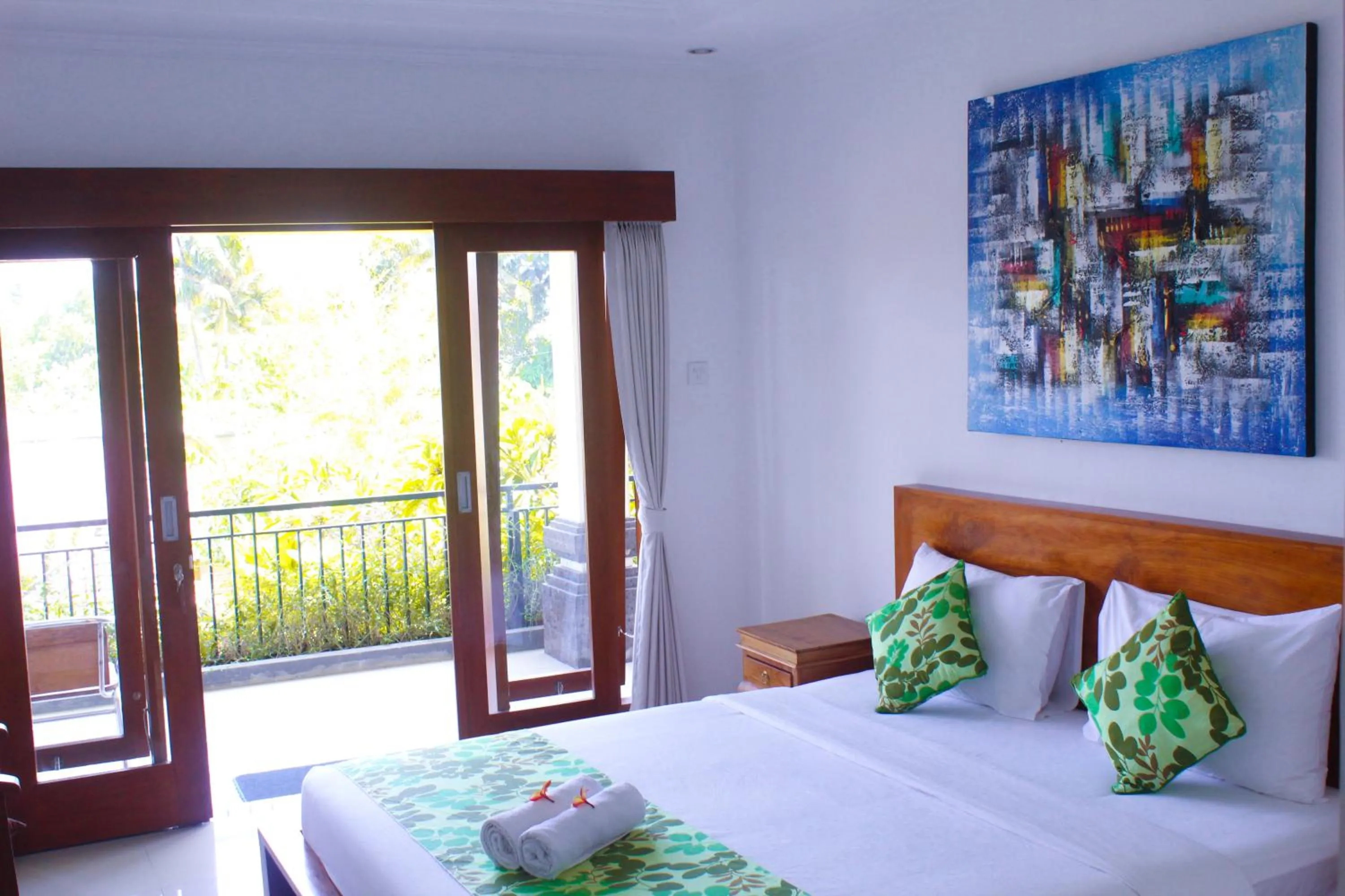 Bedroom, Bed in Green Padma Ubud