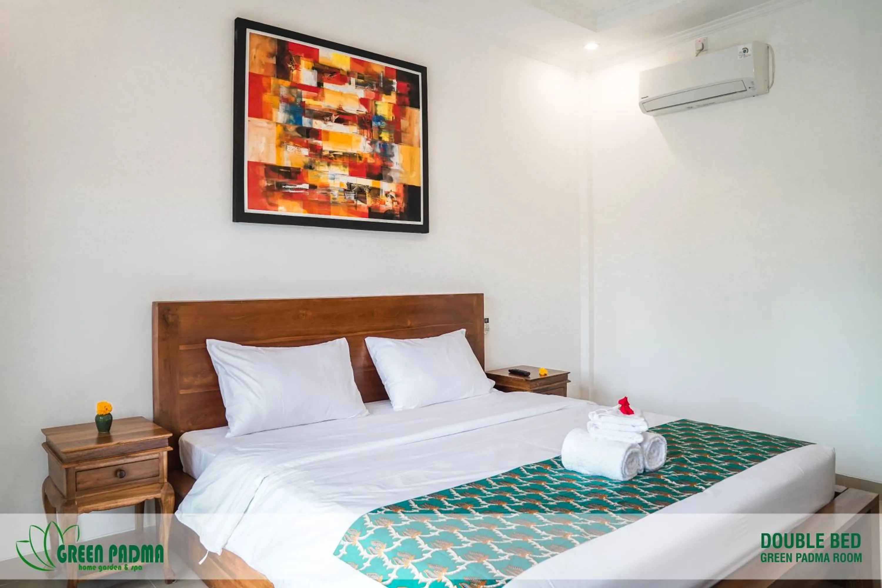 Bedroom, Bed in Green Padma Ubud