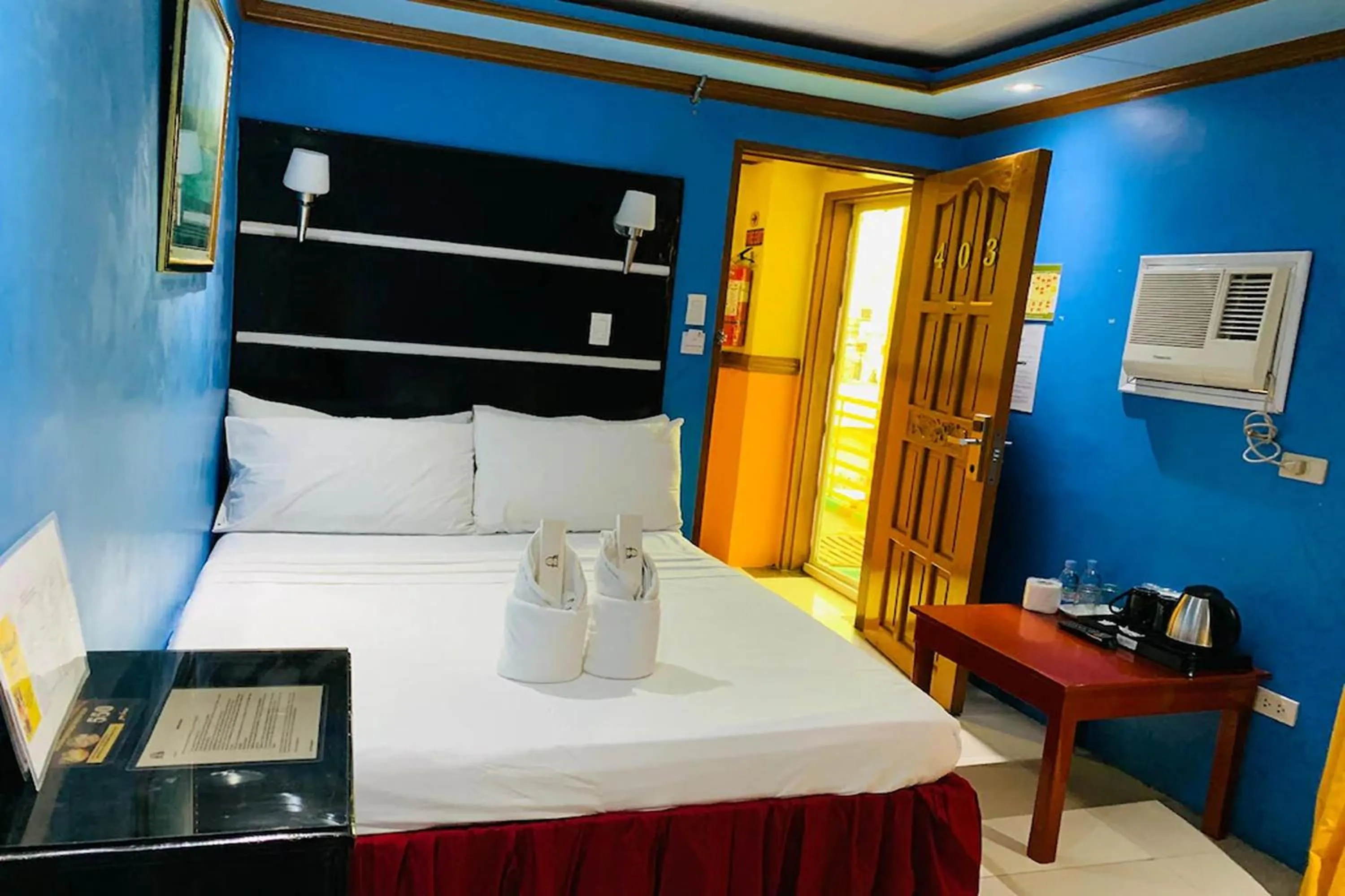 Bed in Taj Hotel Tuguegarao