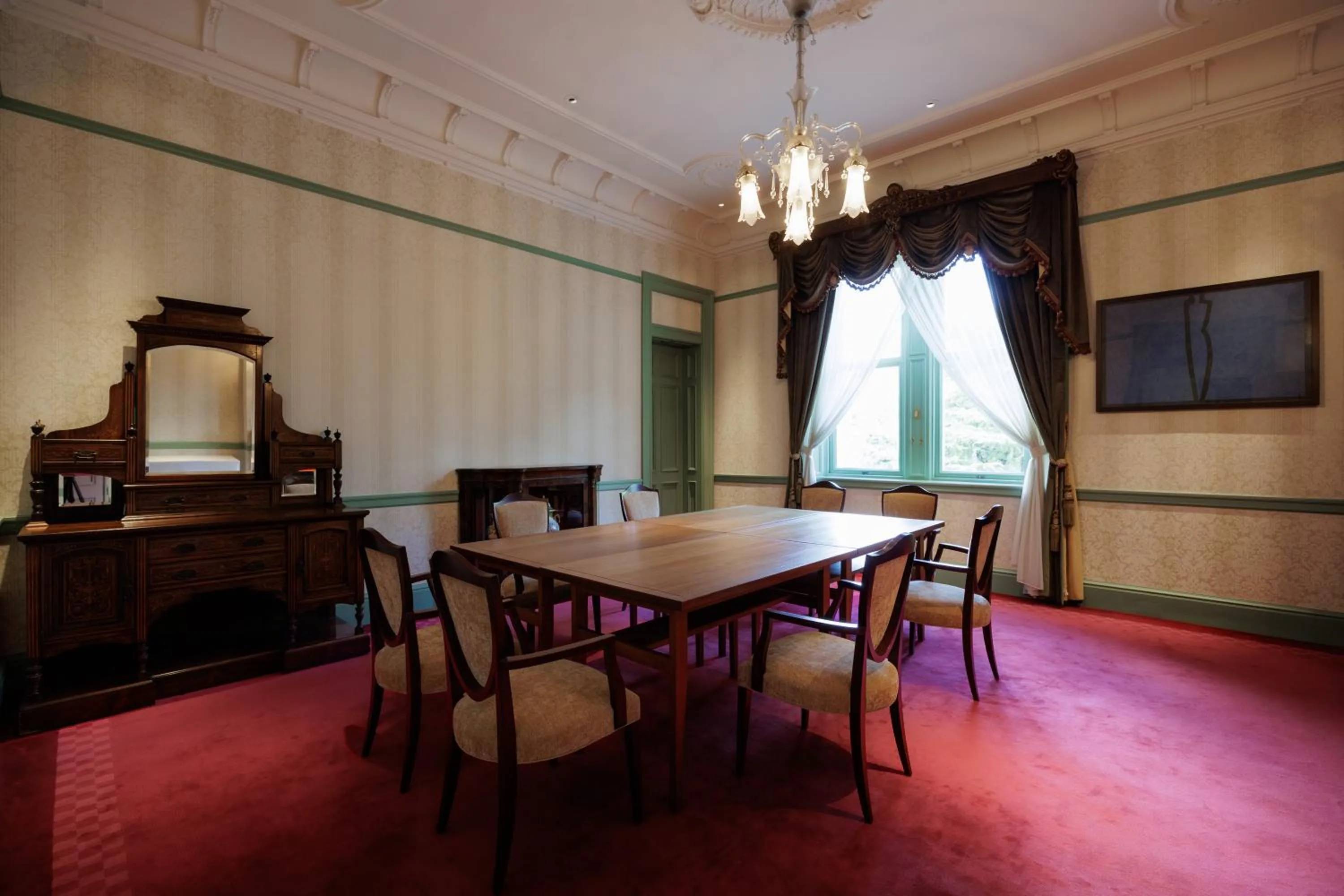 Dining area in Hotel Chourakukan Kyoto Gion 長楽館 京都