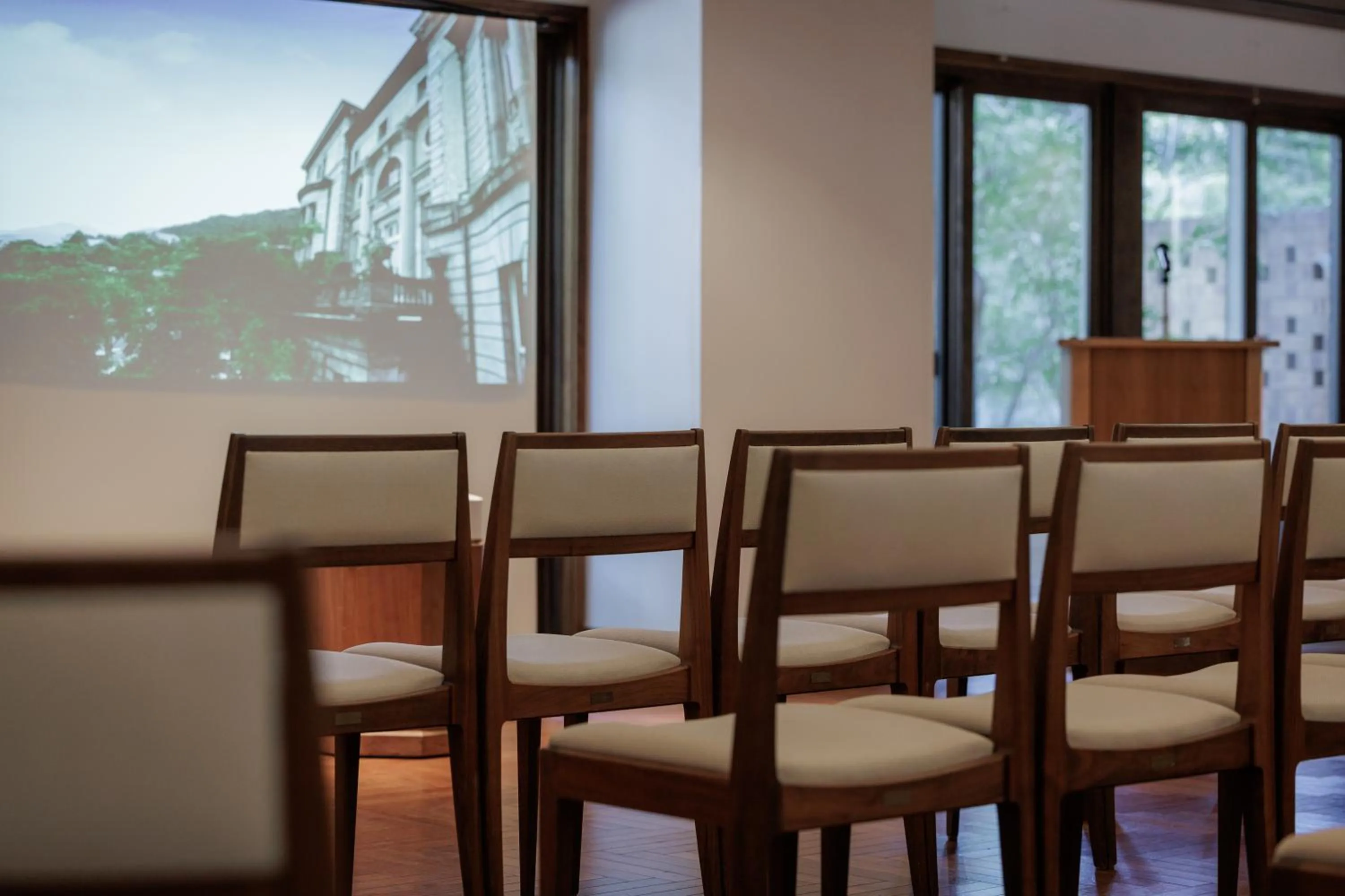 Seating area in Hotel Chourakukan Kyoto Gion 長楽館 京都