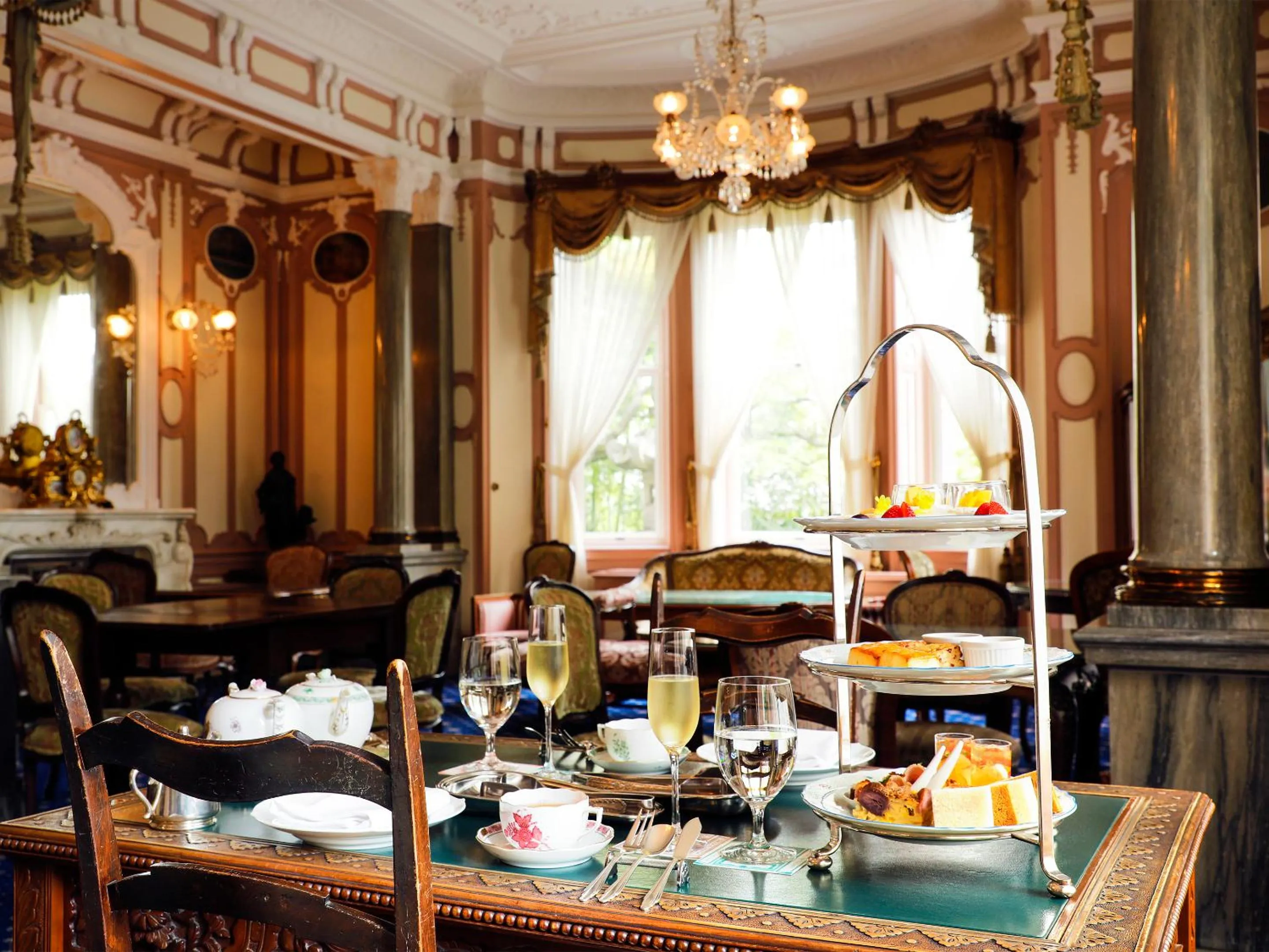 Restaurant/places to eat in Hotel Chourakukan Kyoto Gion 長楽館 京都