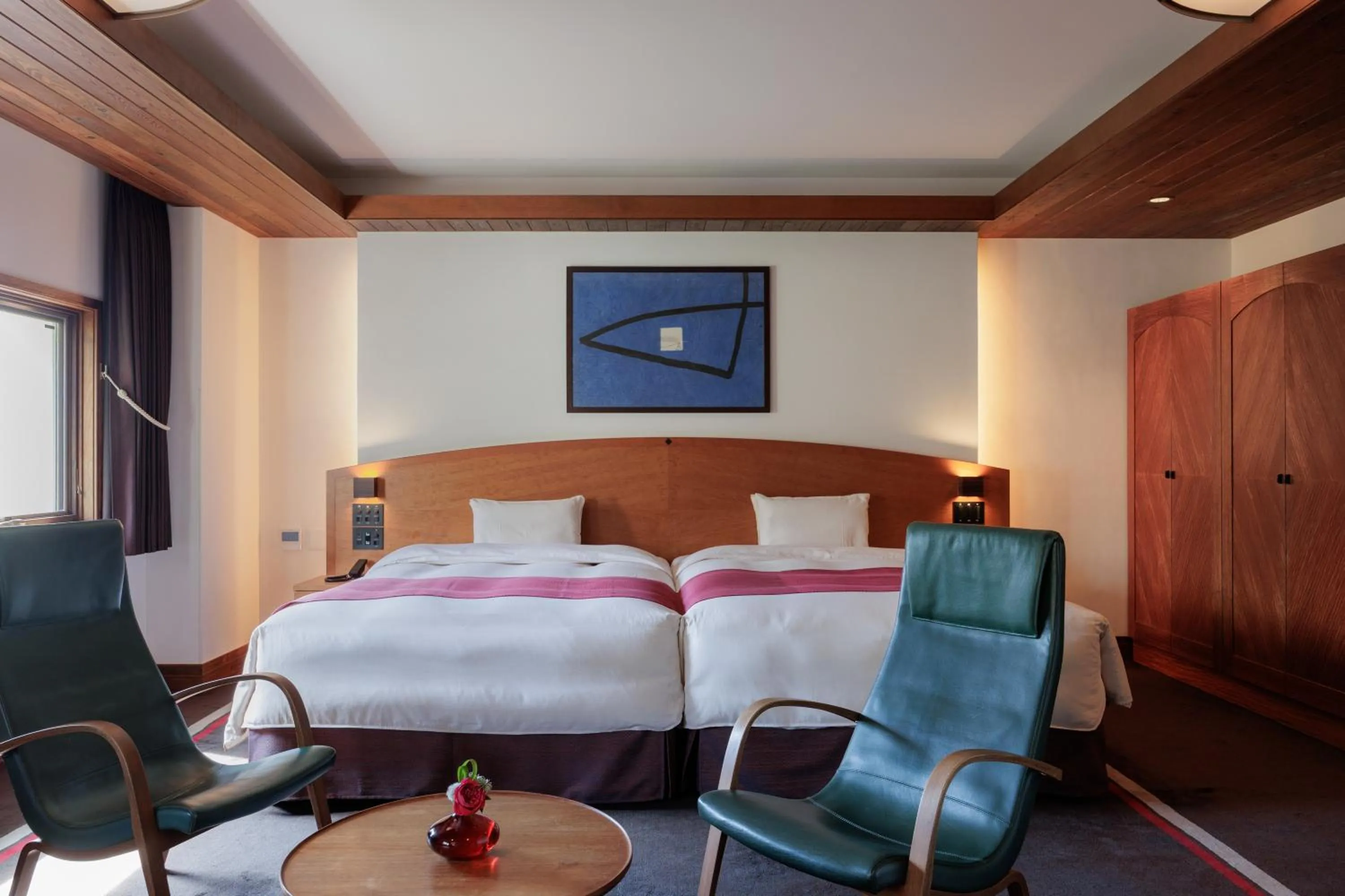 Bed in Hotel Chourakukan Kyoto Gion 長楽館 京都