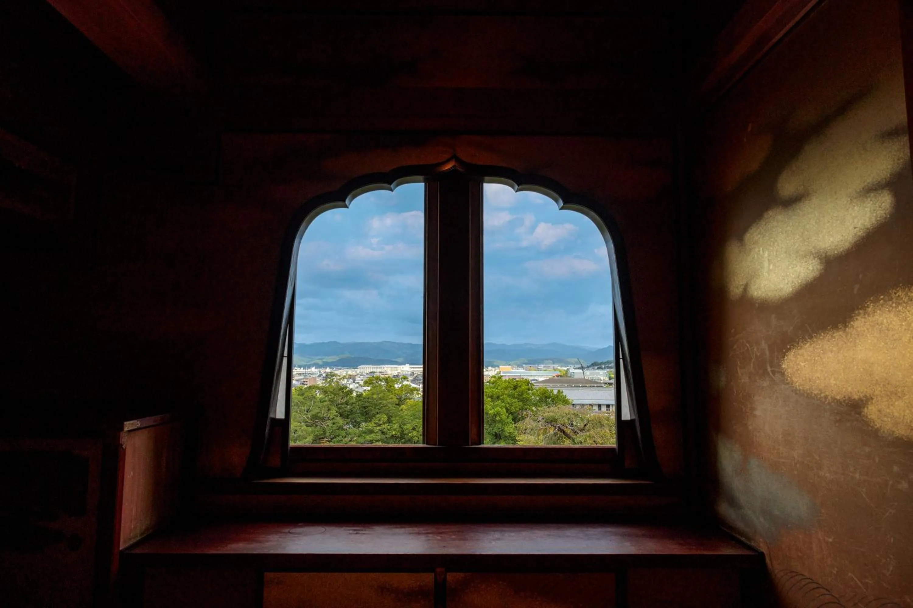 Natural landscape in Hotel Chourakukan Kyoto Gion 長楽館 京都