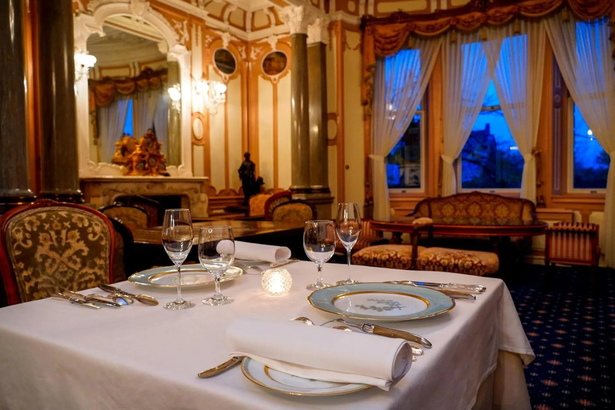 Restaurant/places to eat in Hotel Chourakukan Kyoto Gion 長楽館 京都