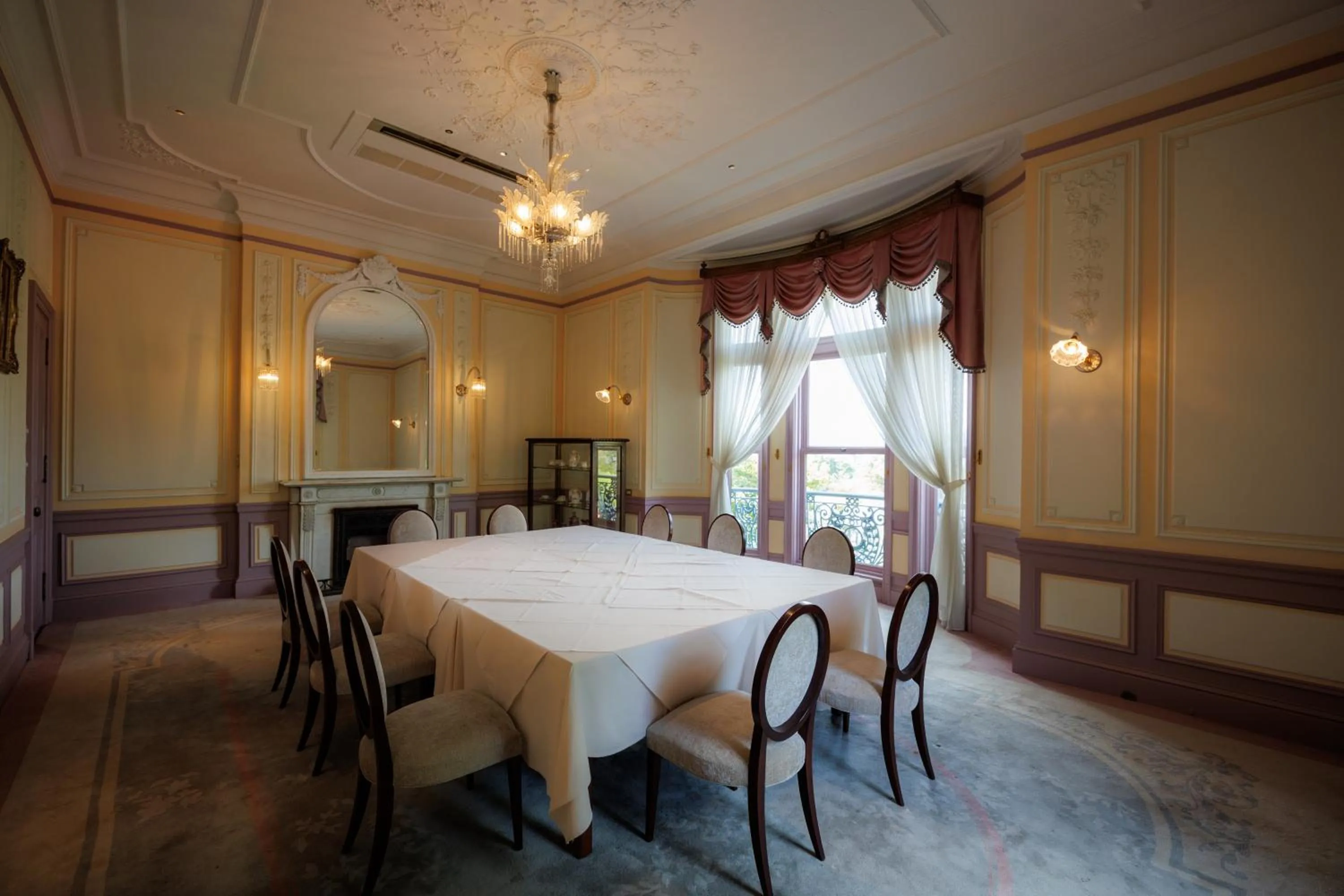 Dining area in Hotel Chourakukan Kyoto Gion 長楽館 京都