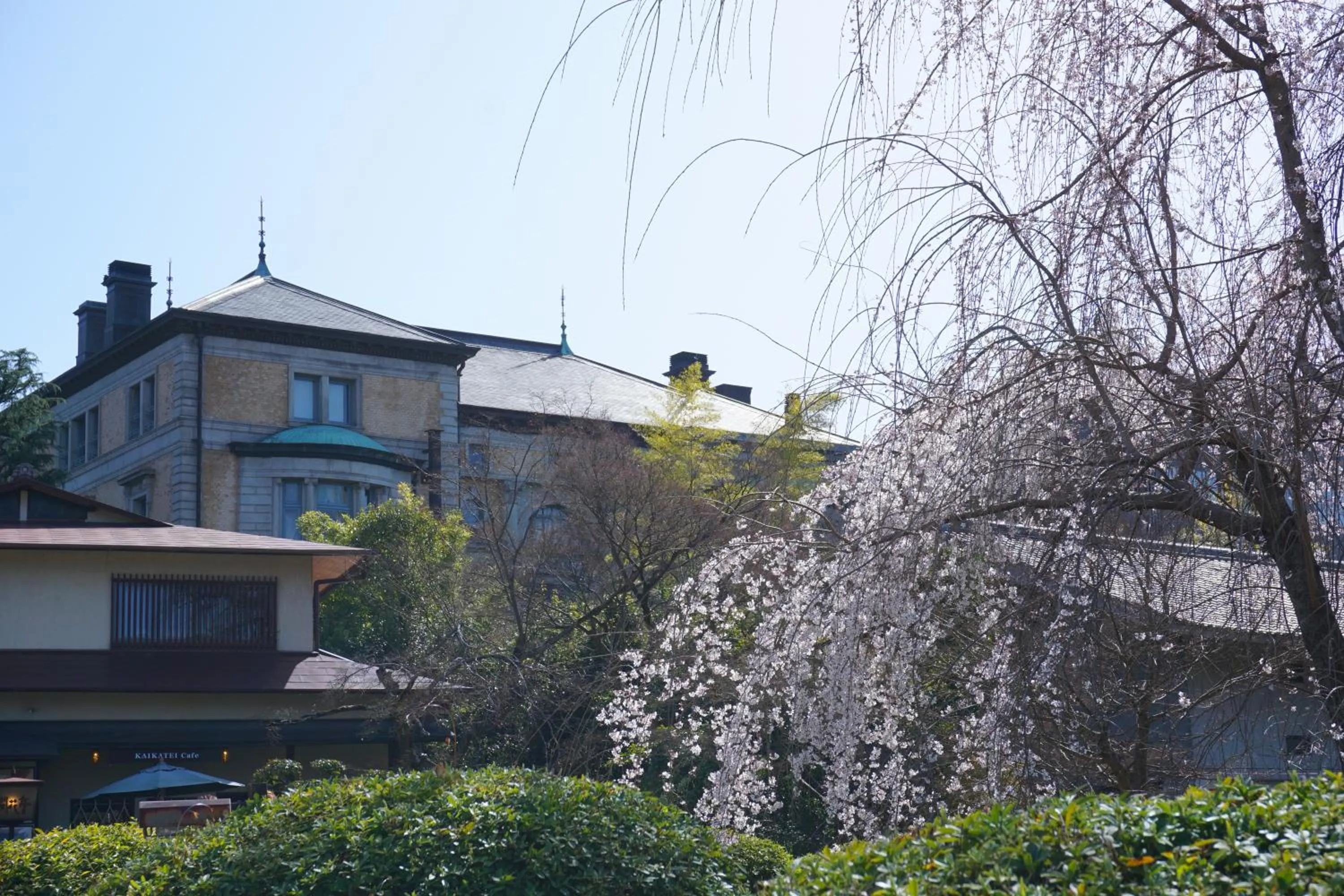 Property building in Hotel Chourakukan Kyoto Gion 長楽館 京都