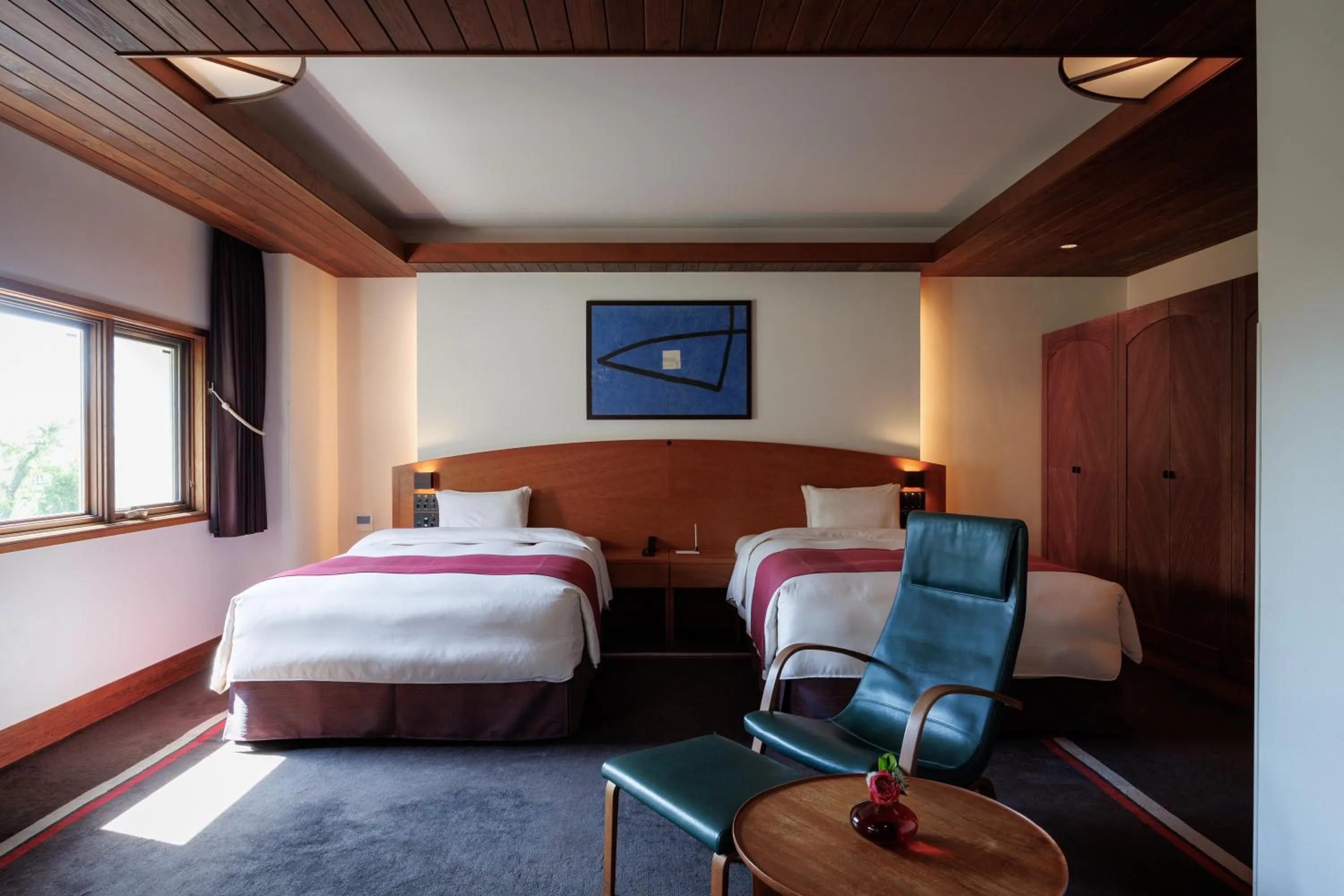 Bed in Hotel Chourakukan Kyoto Gion 長楽館 京都