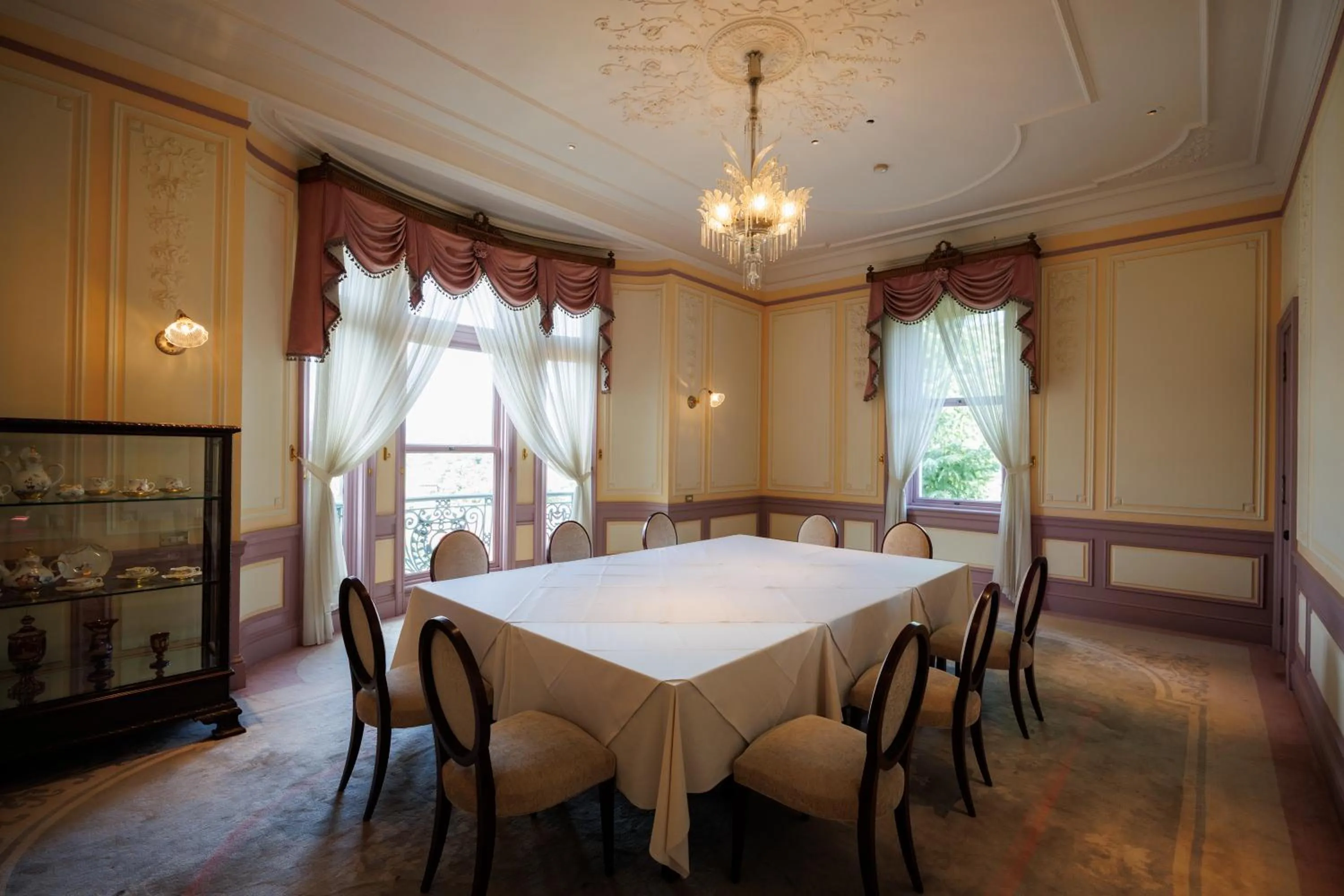 Dining area in Hotel Chourakukan Kyoto Gion 長楽館 京都