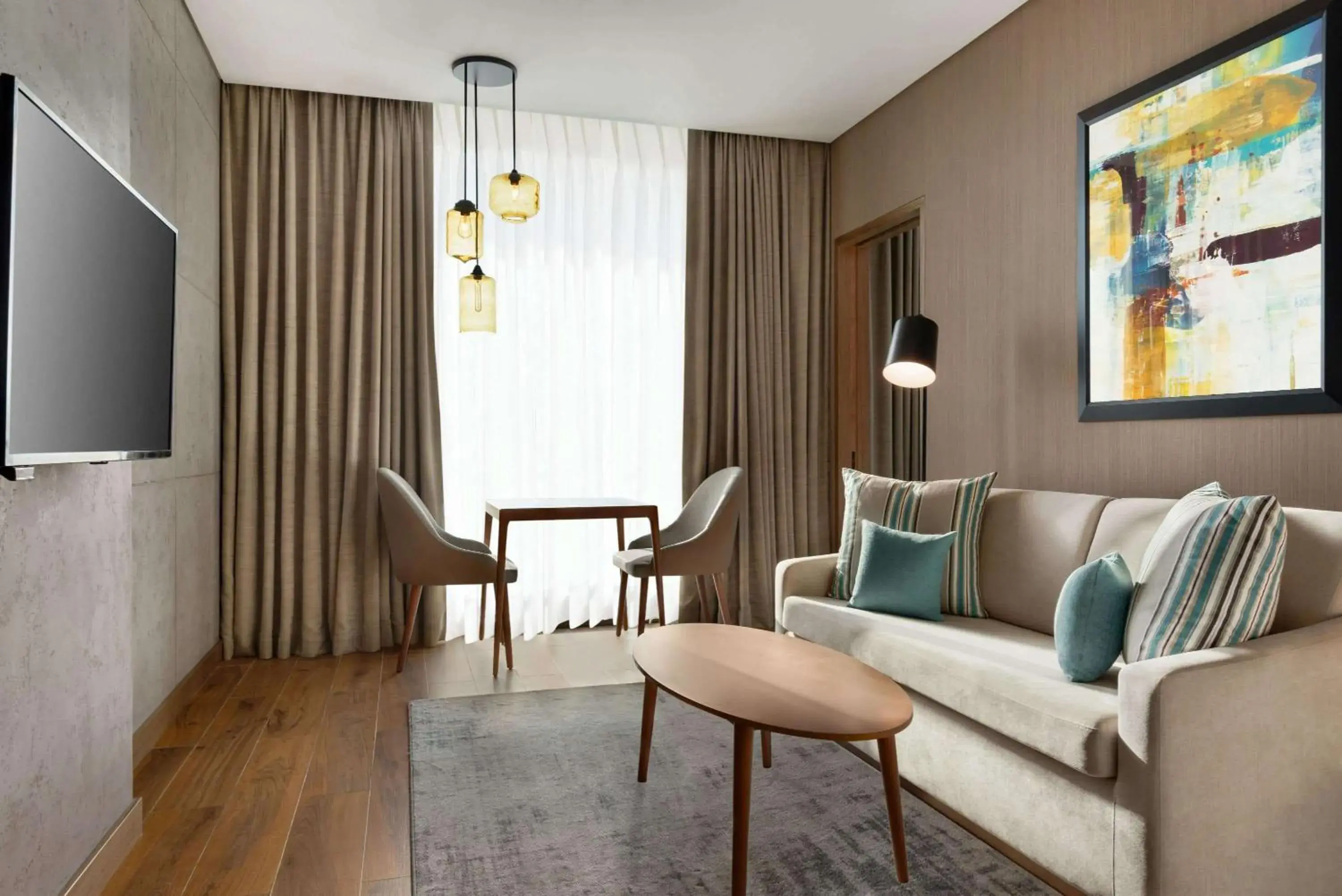 1 Bedroom Queen Family Suite with City View - single occupancy - Complimentary Shuttle to Kite Beach, Dubai Mall / Burj Khalifa, 25% off F&B & Esperia Lounge Access in Mercure Dubai Gold District 1 Bedroom Queen Family Suite with City View - single occupancy - Complimentary Shuttle to Kite Beach, Dubai Mall / Burj Khalifa, 25% off F&B & Esperia Lounge Access in Mercure Dubai Gold District