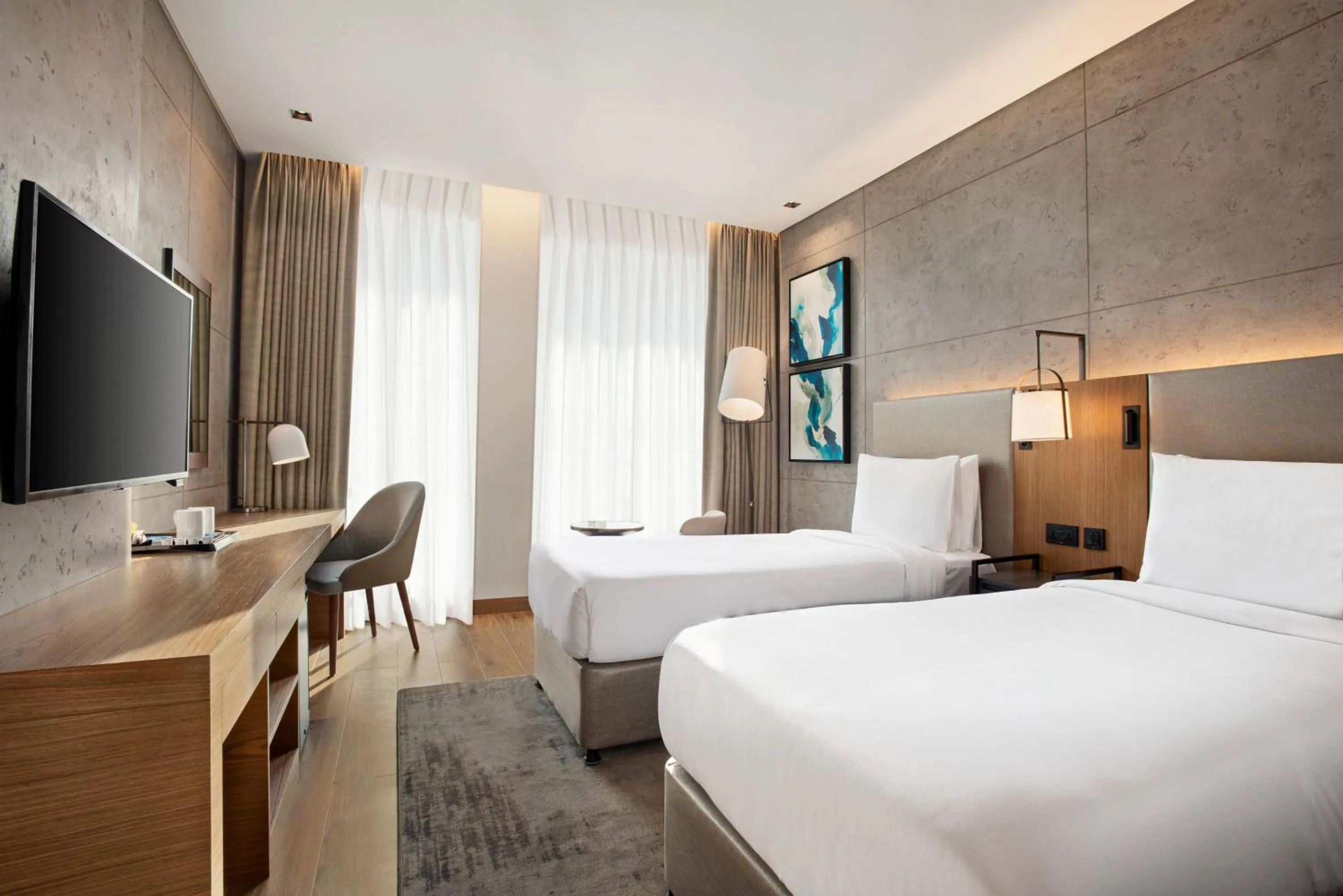 Bedroom, Bed in Mercure Dubai Gold District